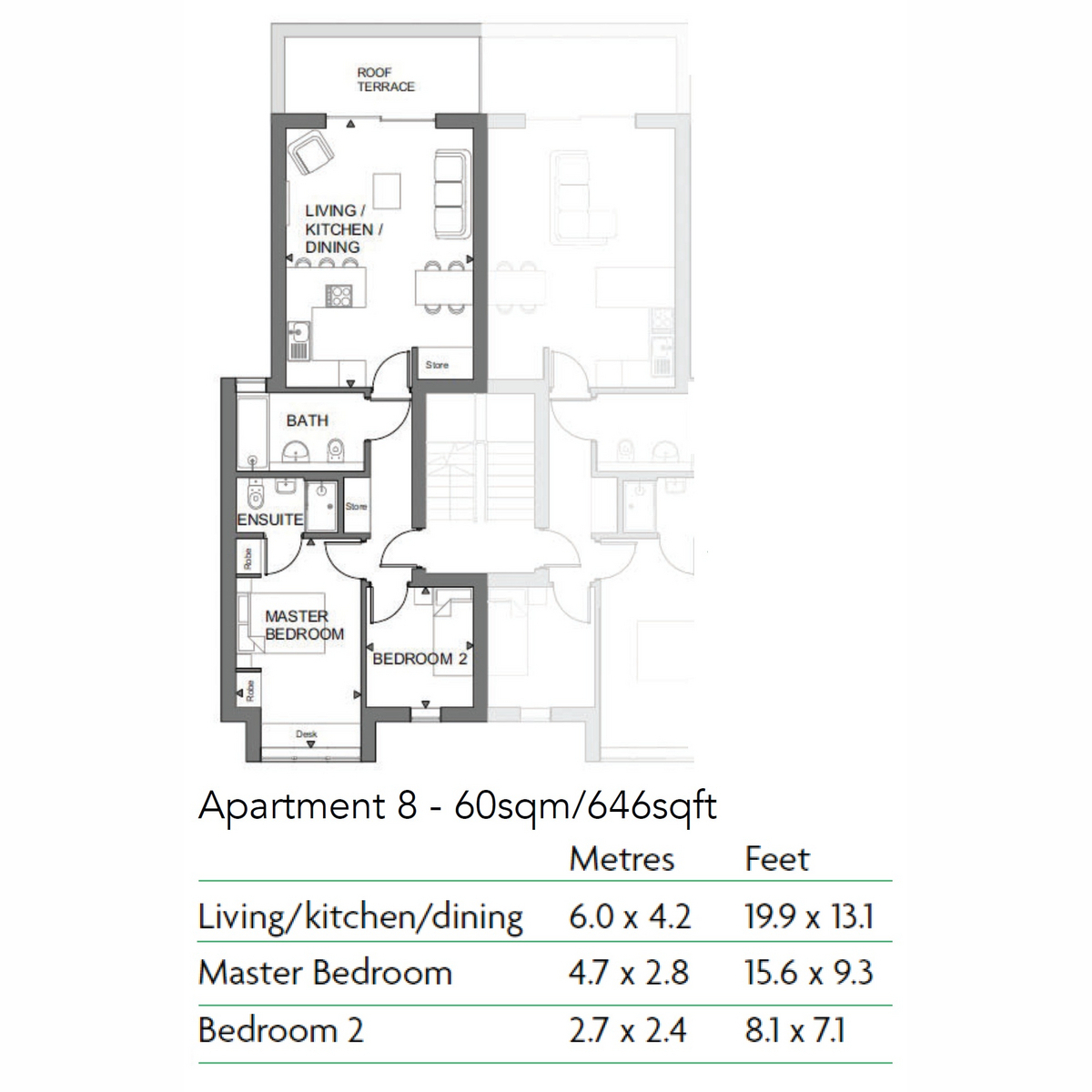 Flat 8 Abbotswood Place, Streatham, SW16 floorplan