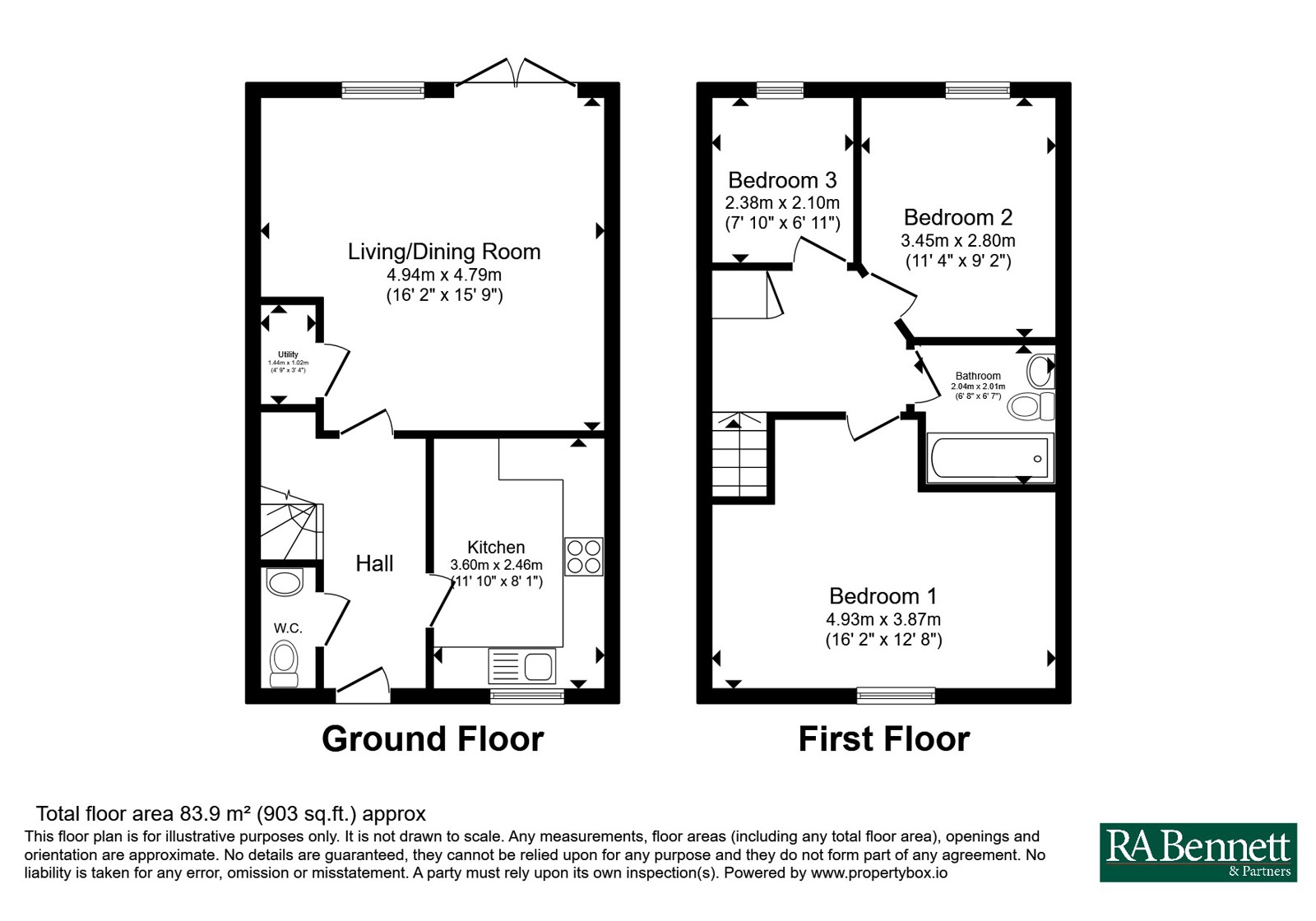 9, Nolder Way, Dursley floorplan