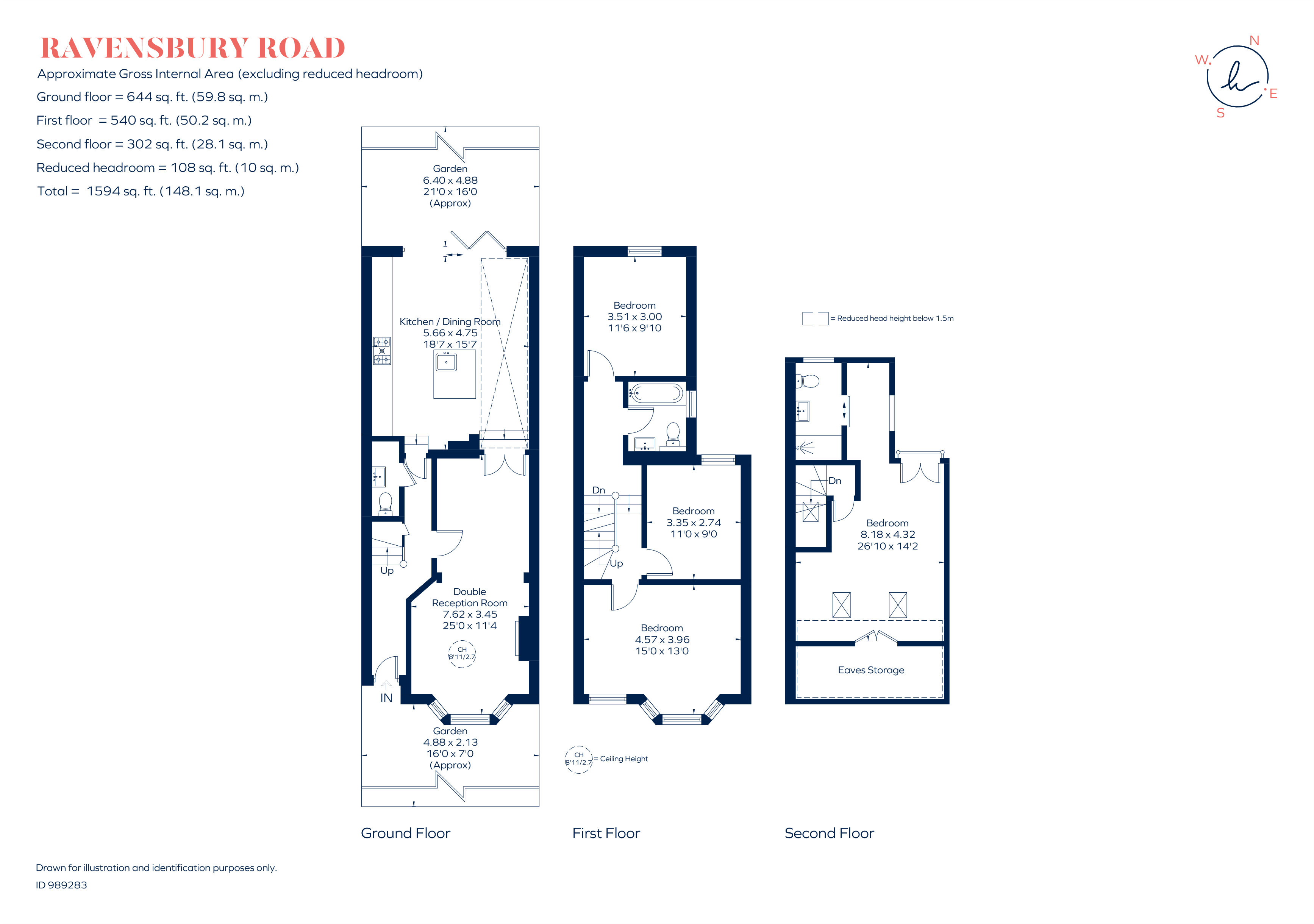 147, Ravensbury Road, London floorplan