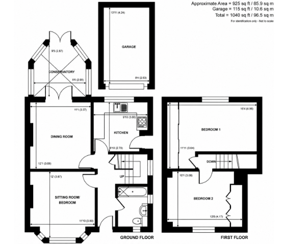 84, Woodlands Avenue, West Byfleet floorplan