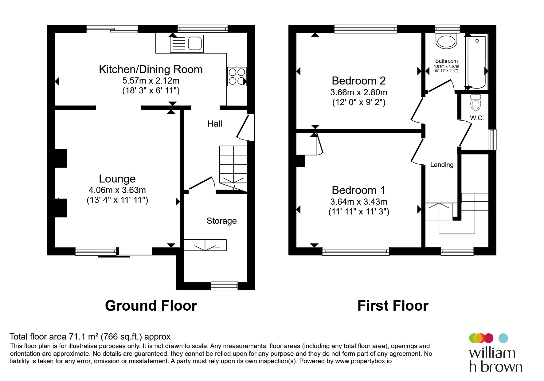 21, Windermere Avenue, Doncaster floorplan