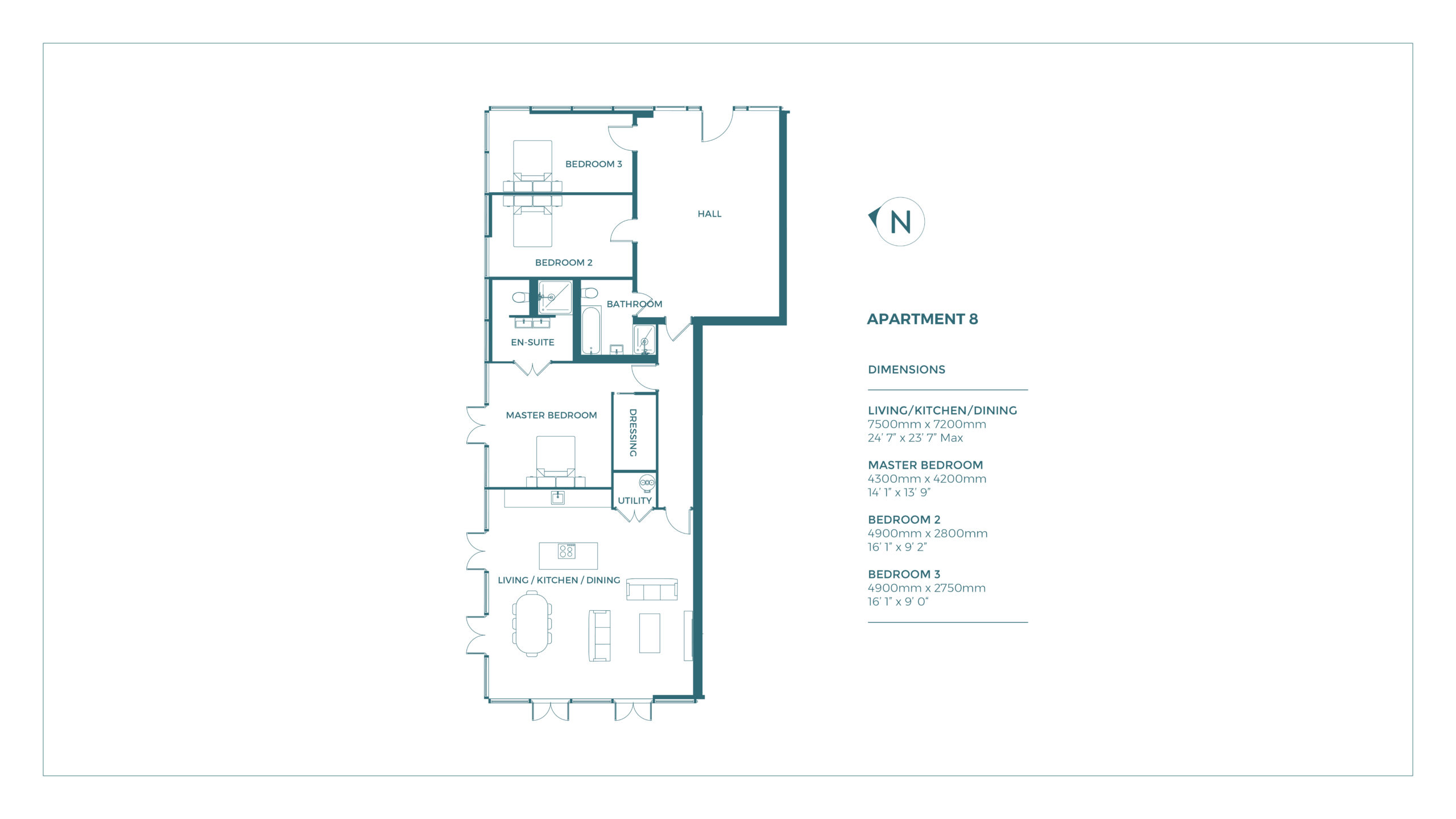 8 Moyana, Newtown Road floorplan