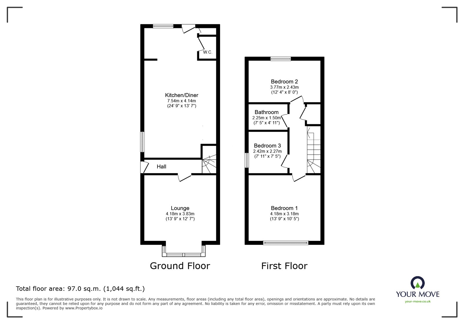 167, High Street, Doncaster floorplan
