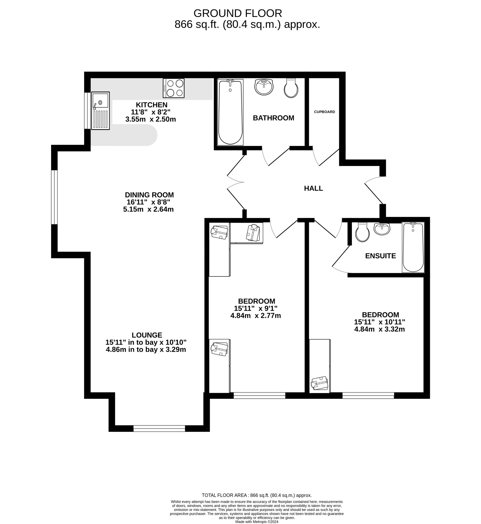43, Fuller Close, Bushey floorplan