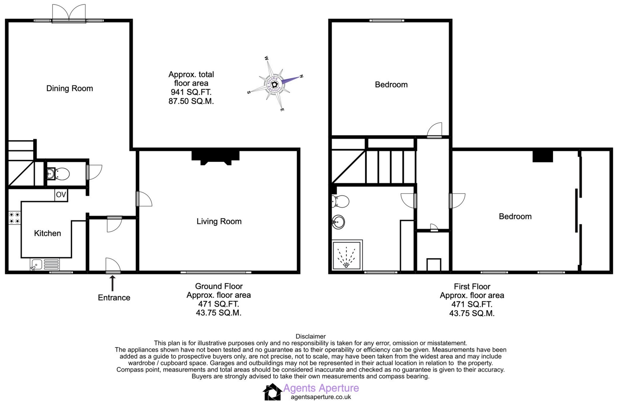 2, Fisher Street, Sandwich floorplan
