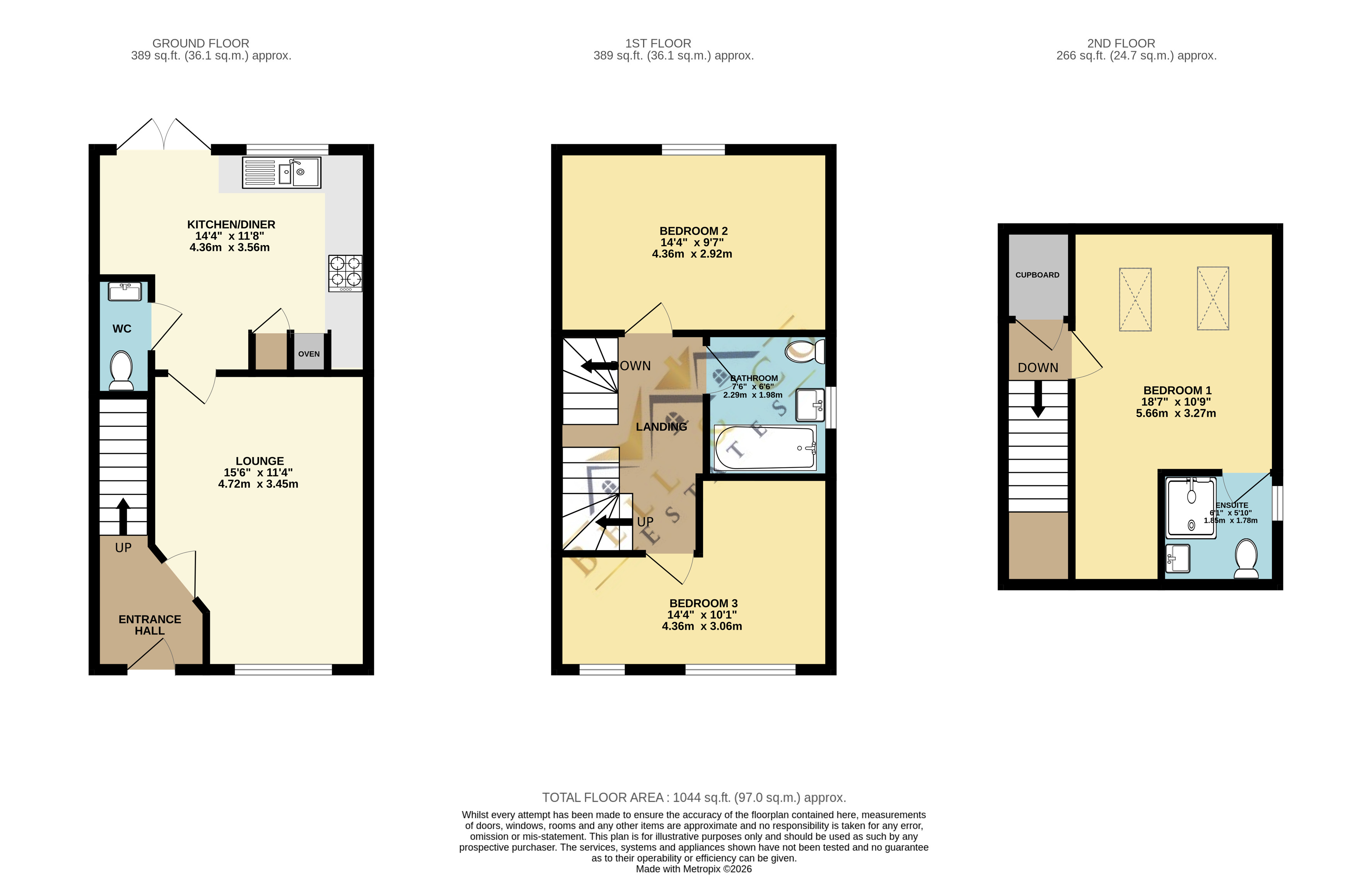6, De Matteis Close, Sheffield floorplan