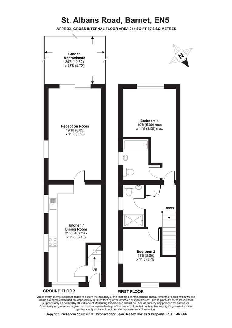 2 Bedrooms  for sale in St. Albans Road, Barnet EN5