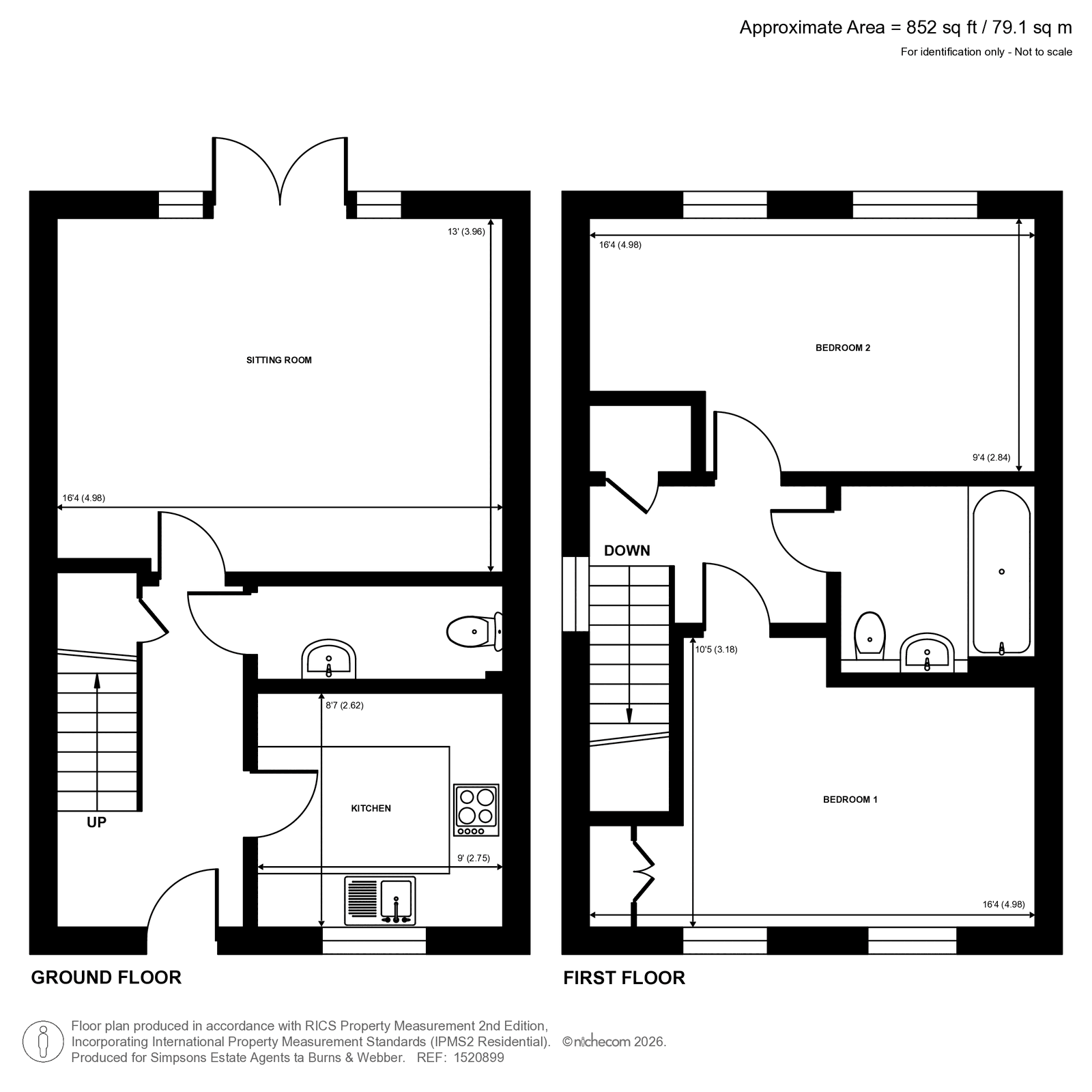 42, Weydon Lane, Farnham floorplan