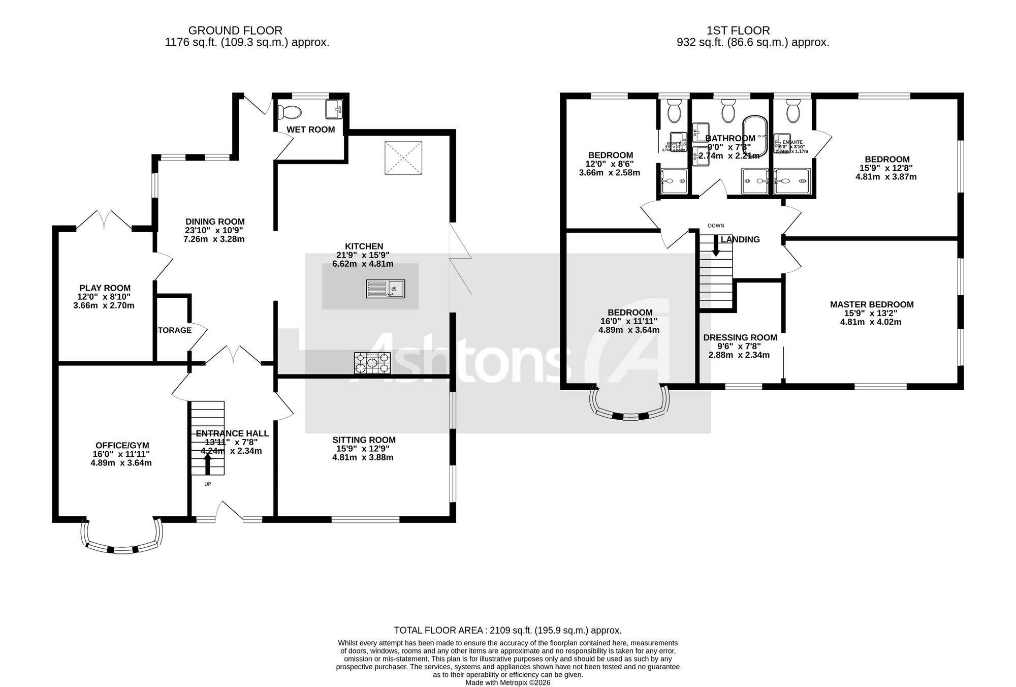 2 Grantham Avenue, Warrington floorplan