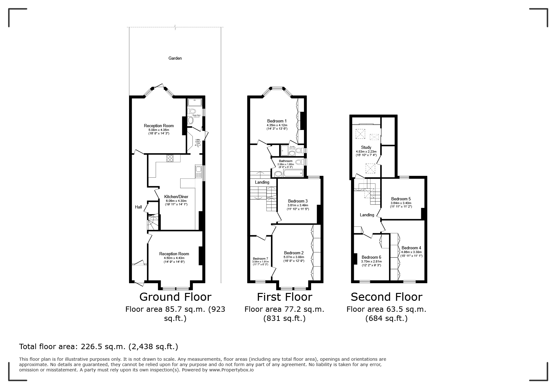 26, Clarence Road, London floorplan