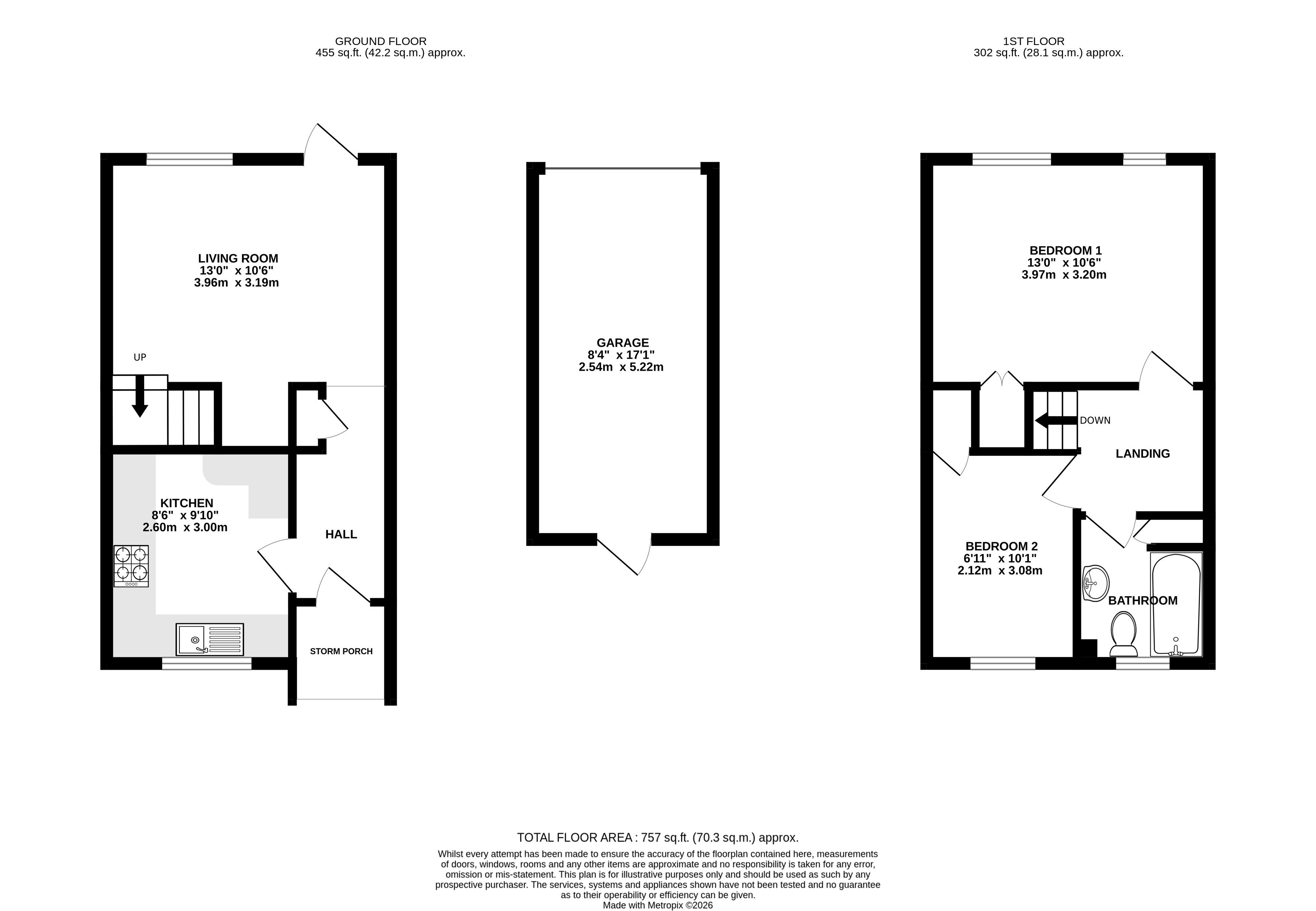 18, Celandine Court, Yateley floorplan