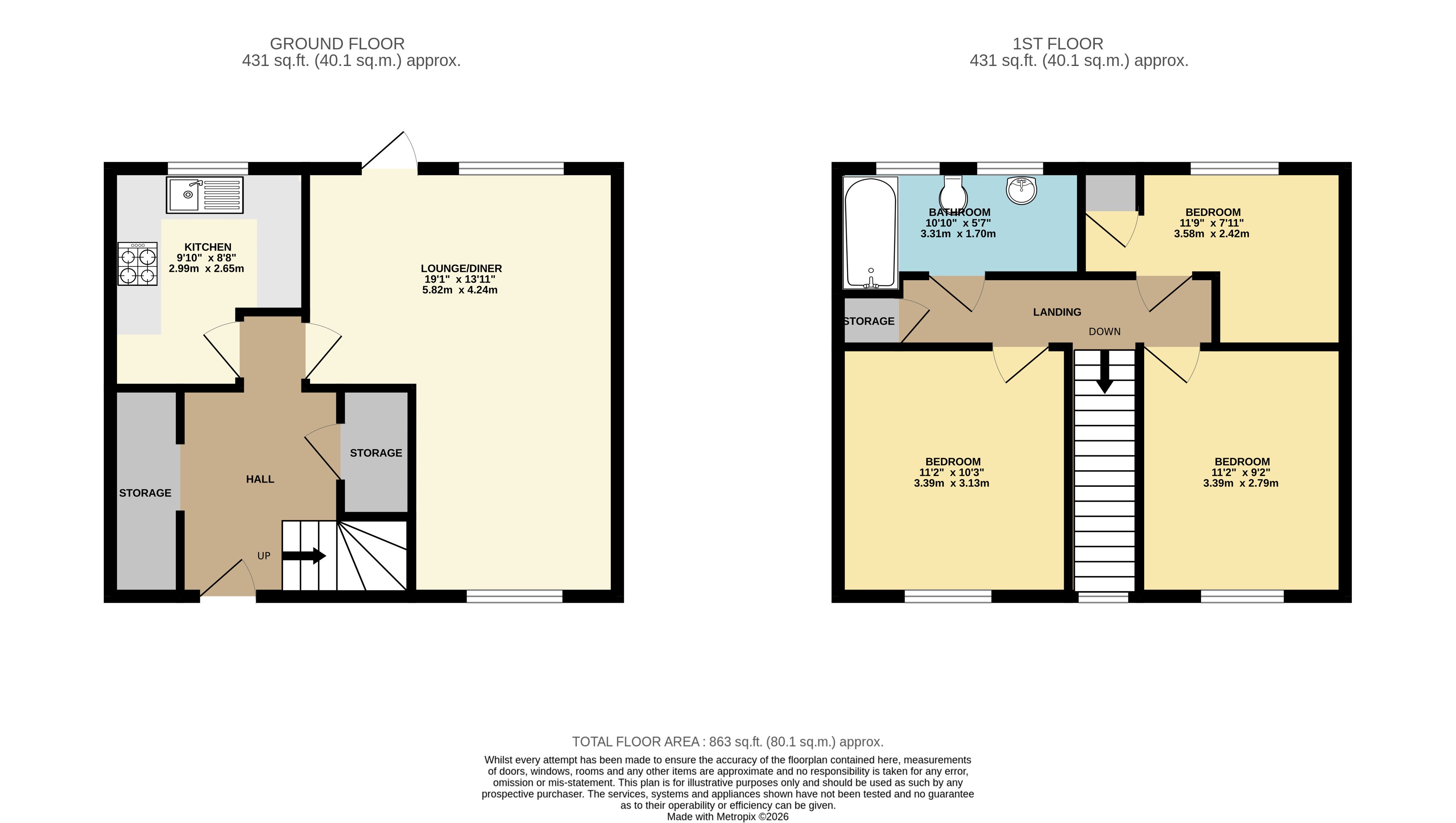 14, Aust Lane, Bristol floorplan