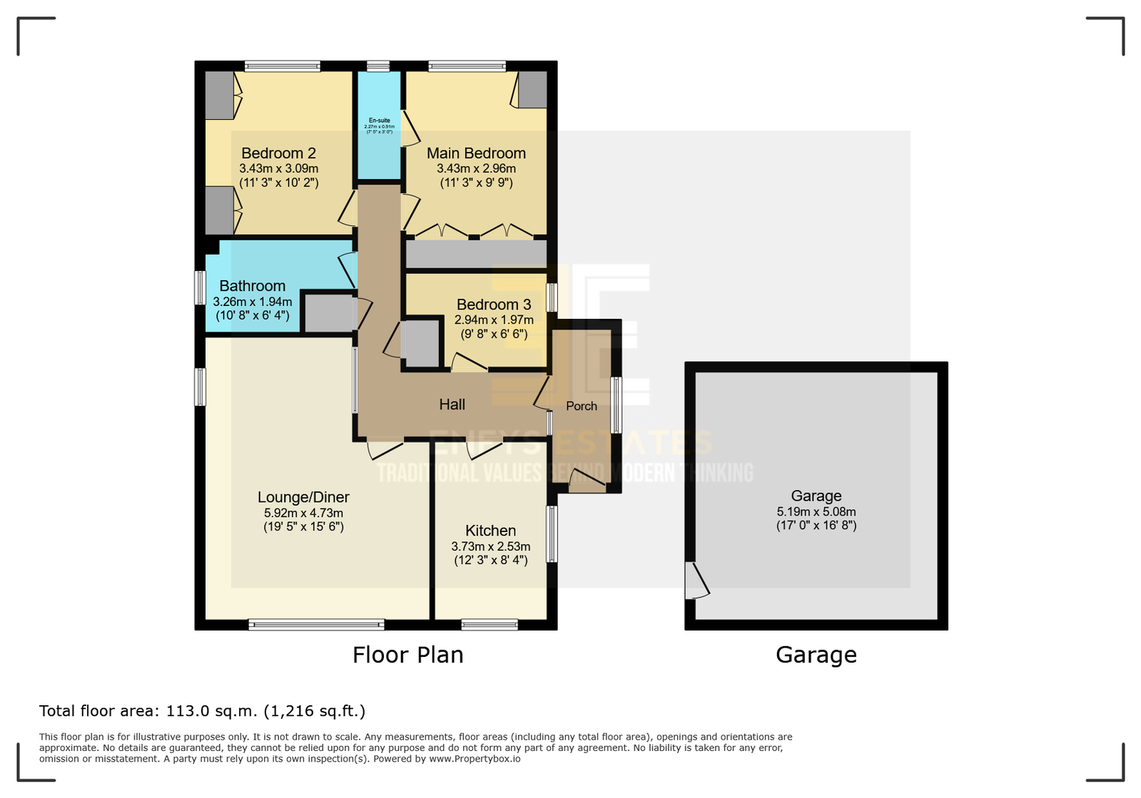 18, Maes Rhun, Conwy floorplan