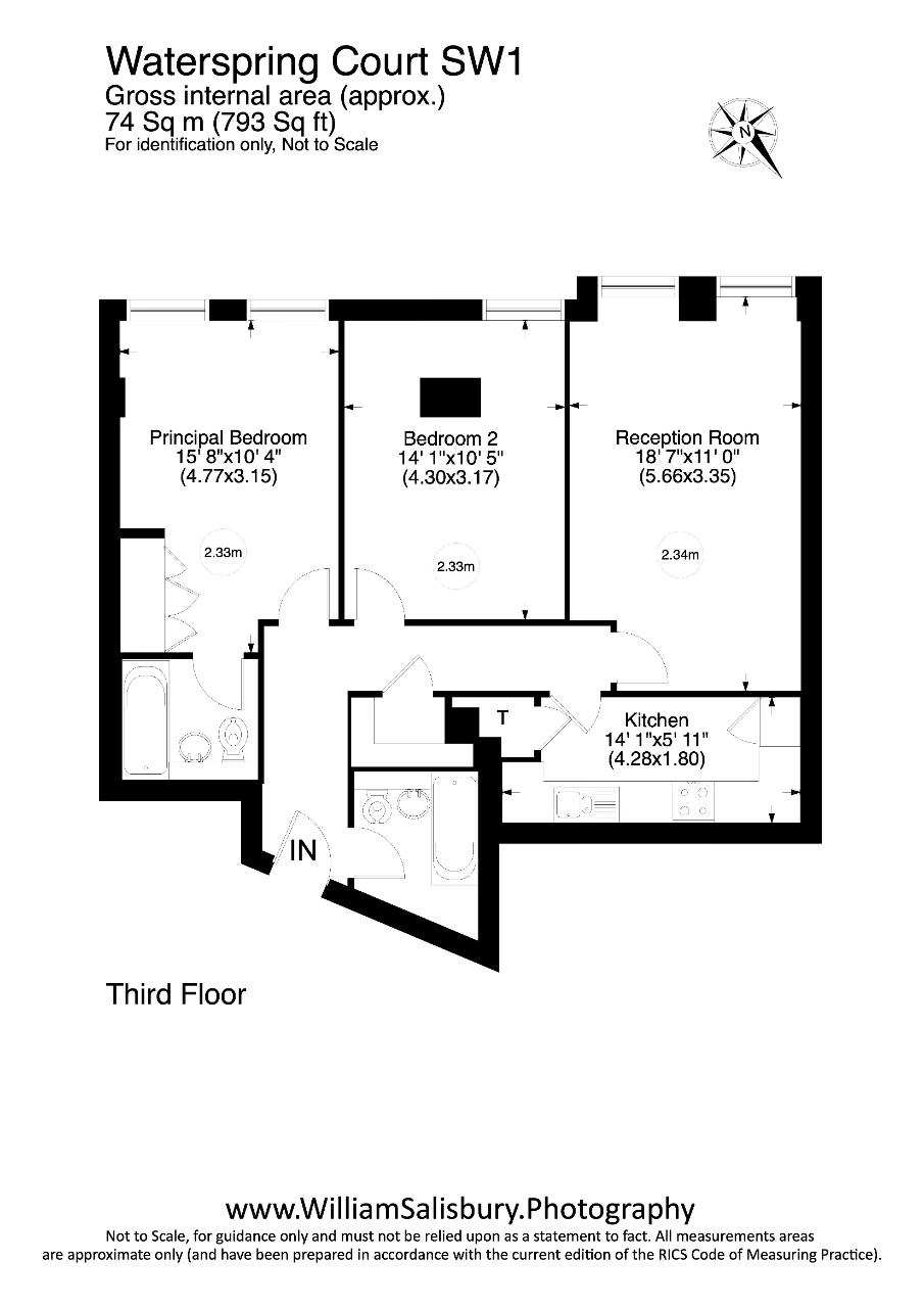 Flat 306, 108, Regency Street, London floorplan
