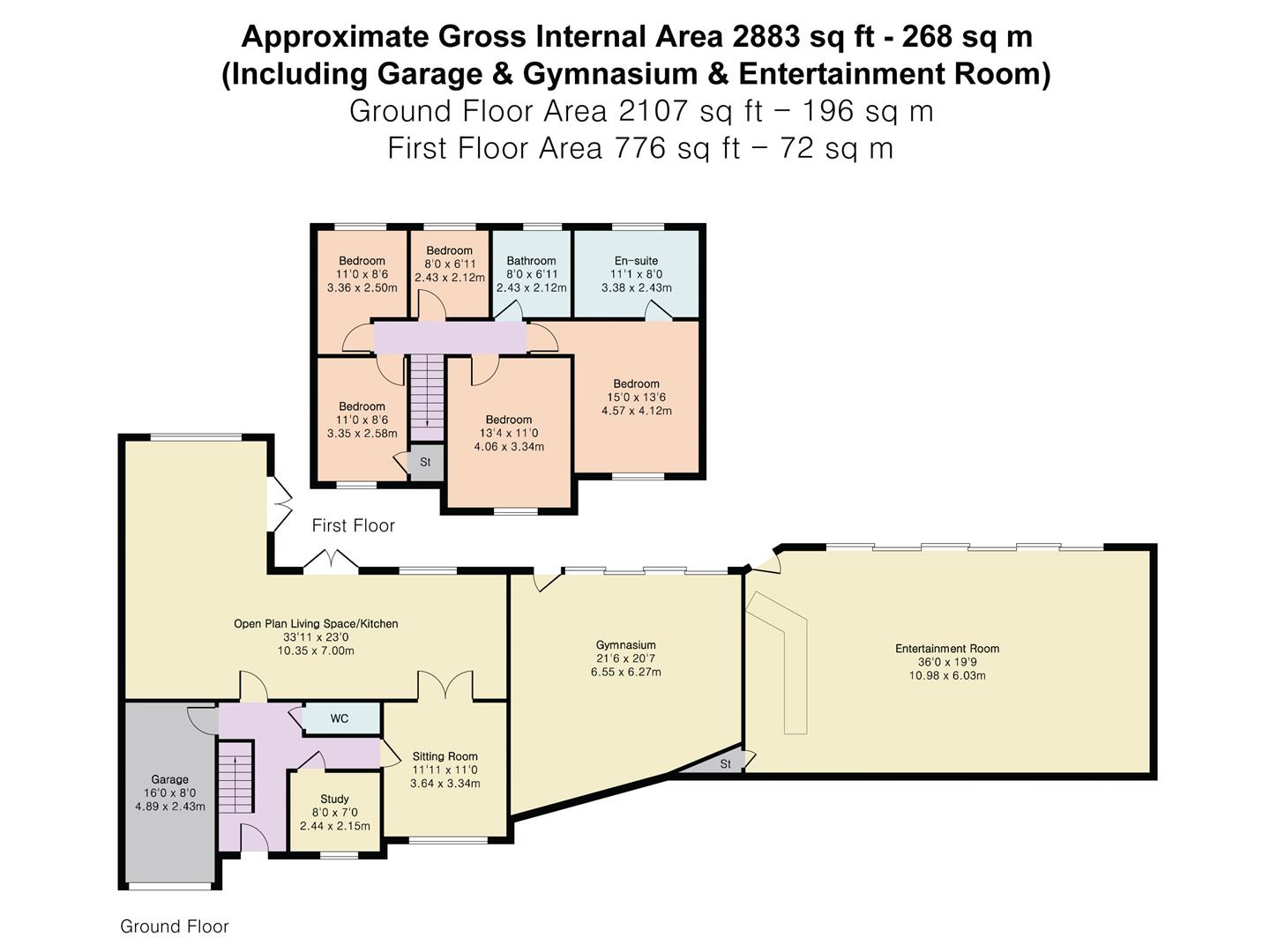 15, Bridle Way, Great Amwell floorplan