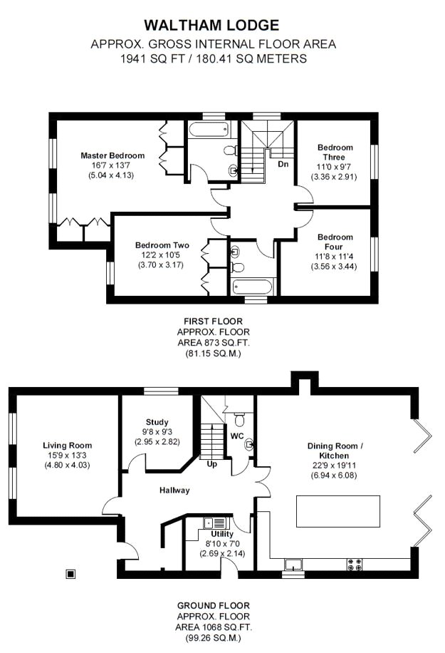 Waltham Lodge, White Waltham, Maidenhead, Berkshire SL6, 4 bedroom