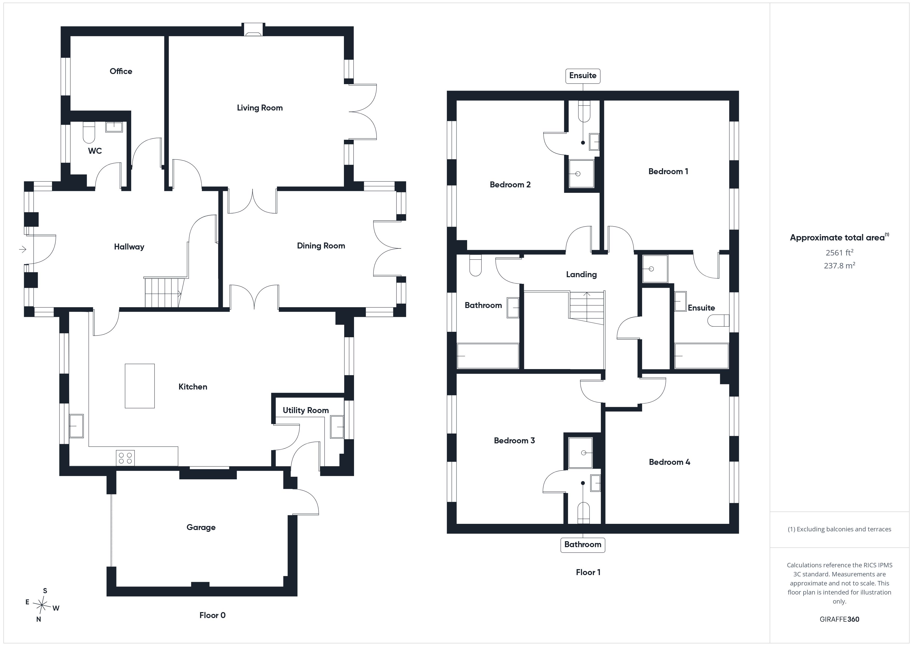 St. Emily's, Woodville Road, Bude floorplan
