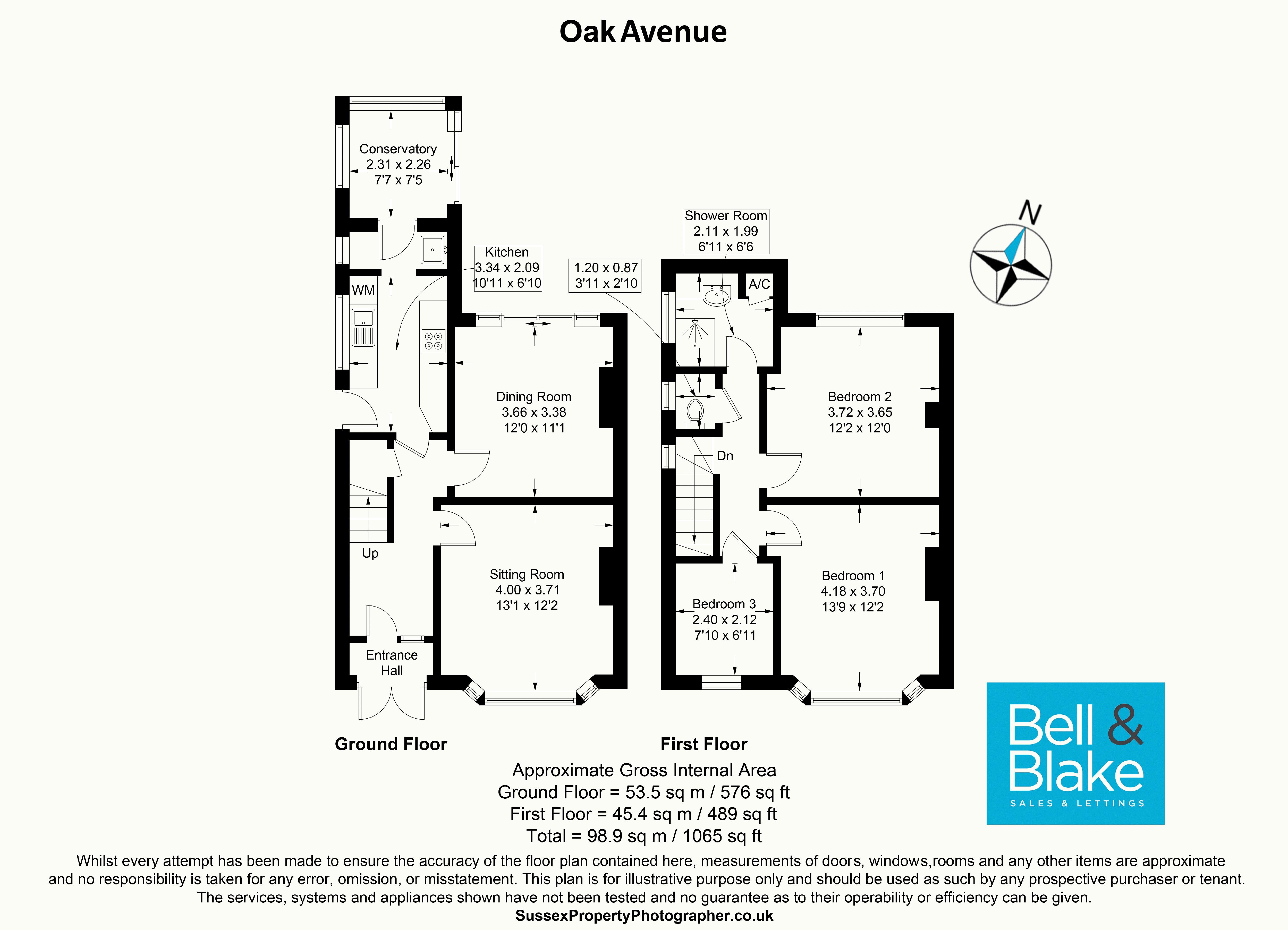 28, Oak Avenue, Chichester floorplan