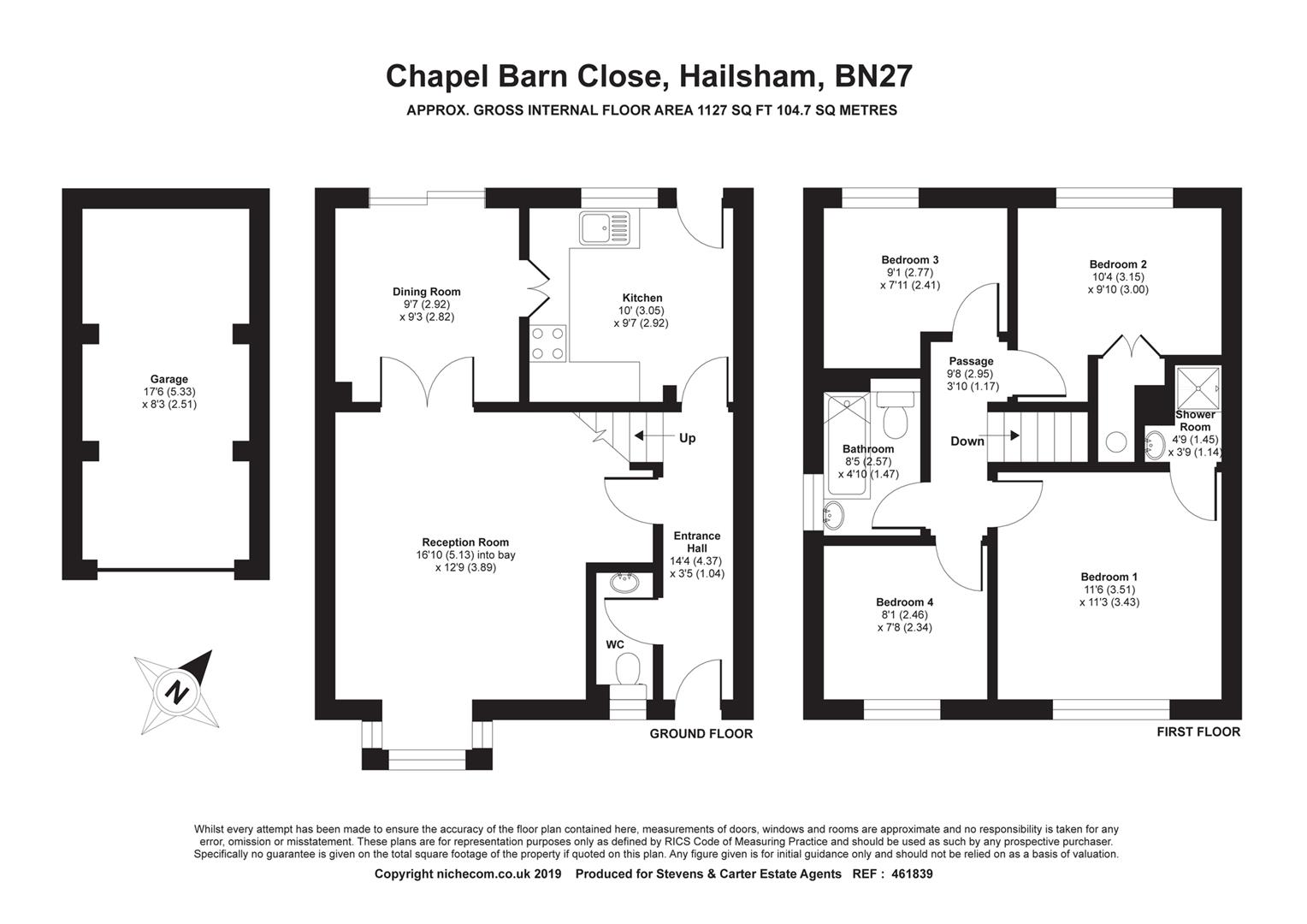 4 Bedrooms  for sale in Chapel Barn Close, Hailsham BN27