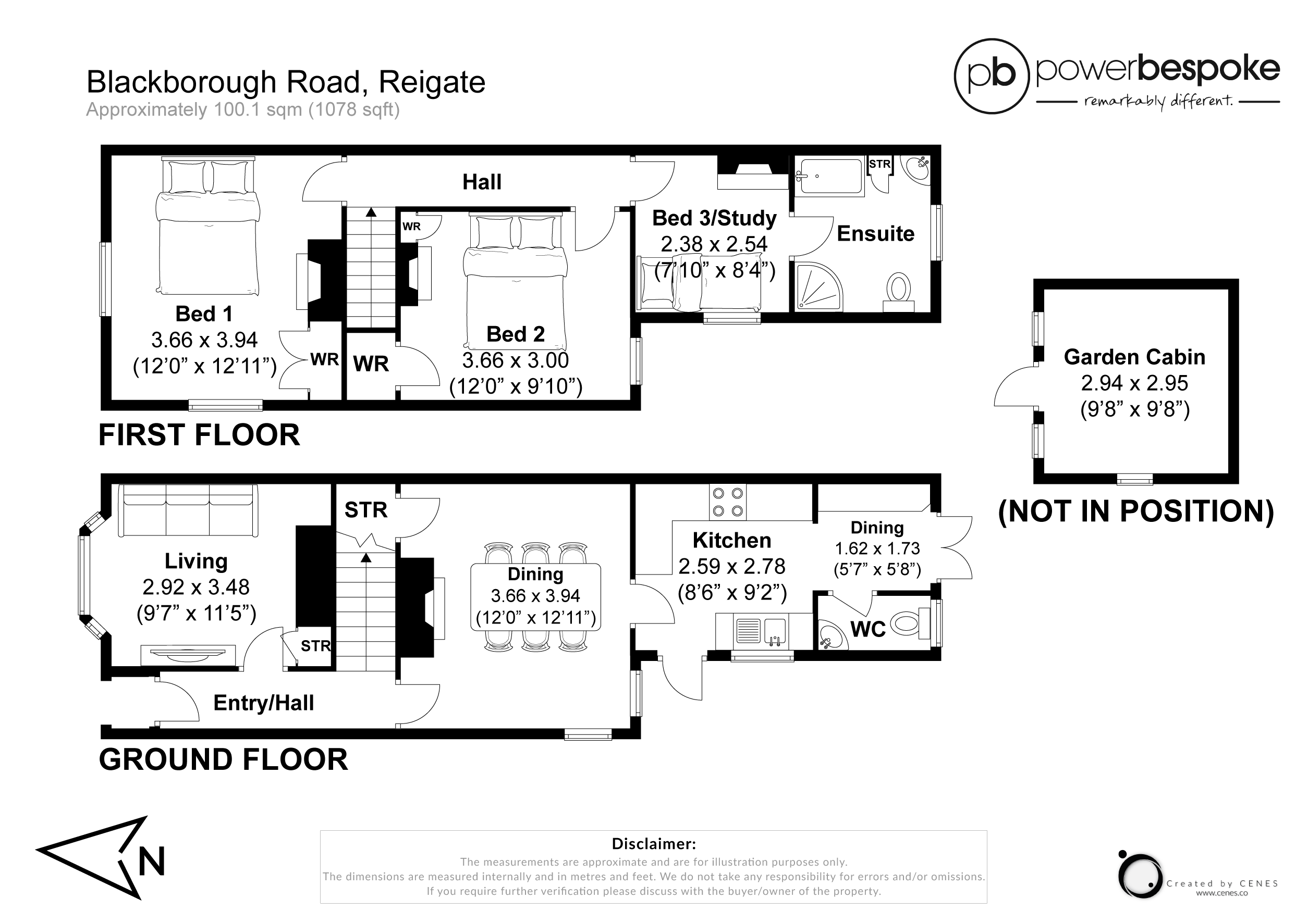 Ref Sb Blackborough Road, Reigate RH2, 2 bedroom end terrace house for sale 68255575