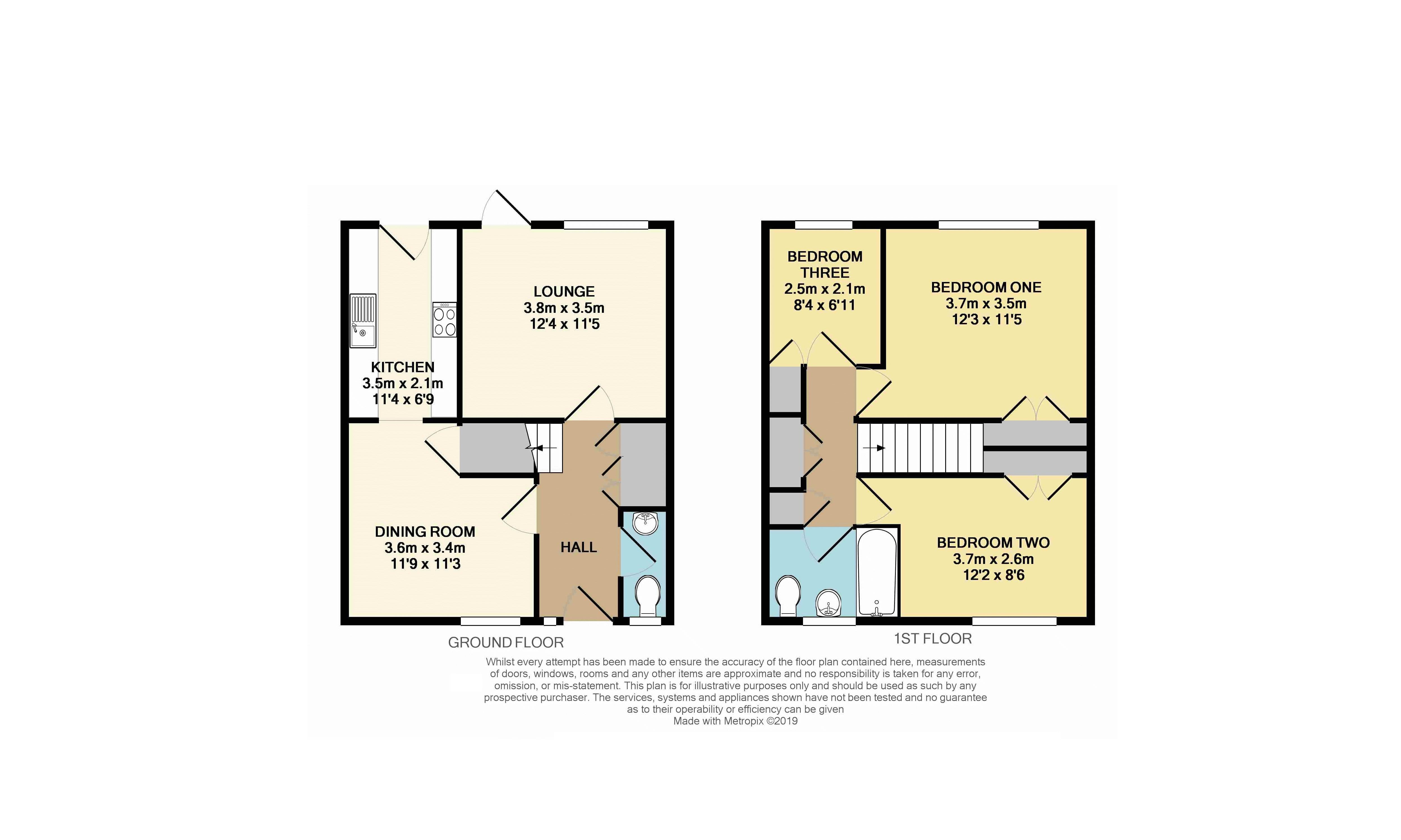 3 Bedrooms Terraced house for sale in Greenfield Close, Dunstable LU6