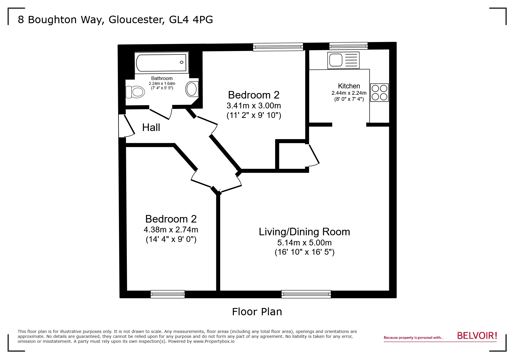 8, Boughton Way, Gloucester floorplan