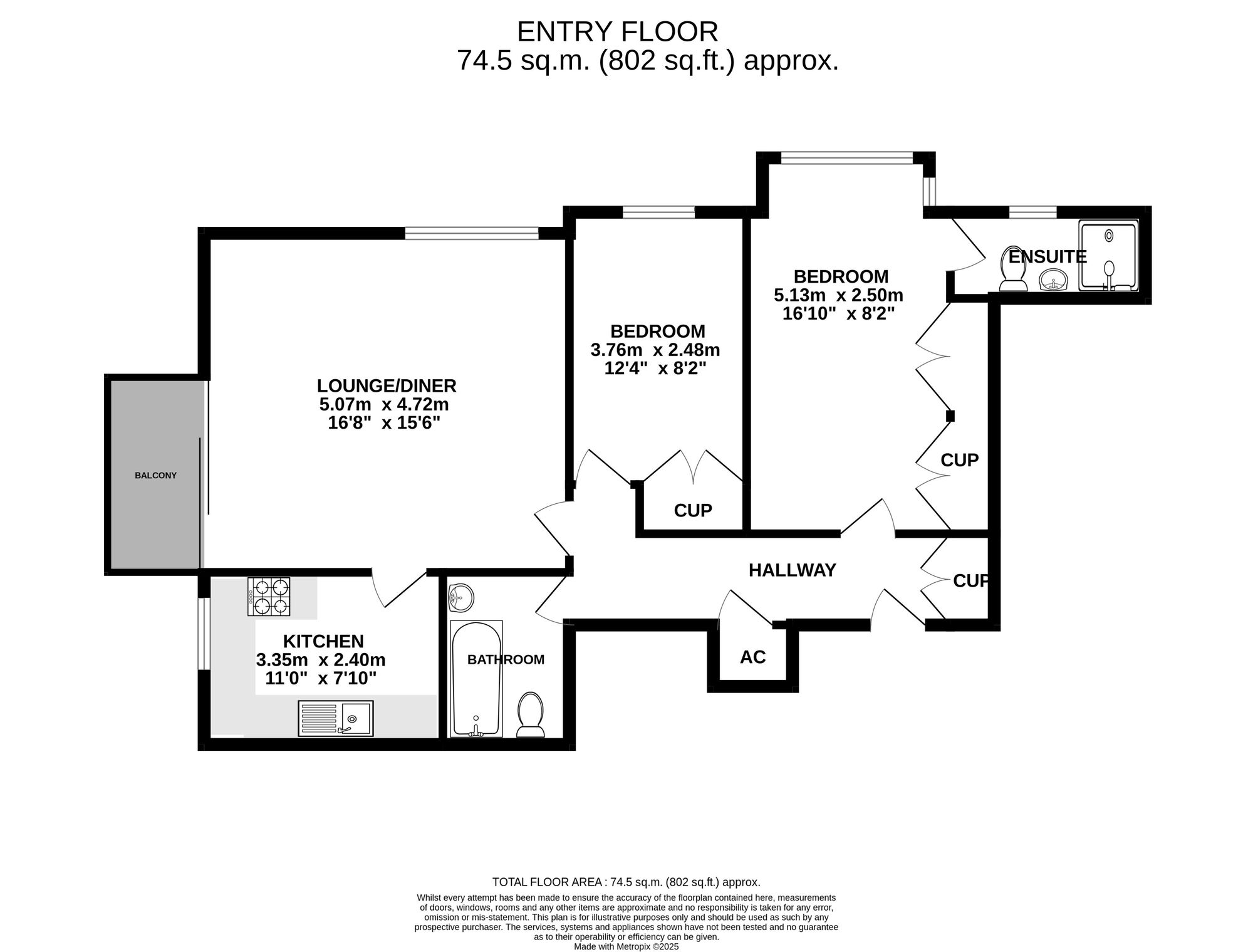 Flat 5, Shipstall, Poole floorplan