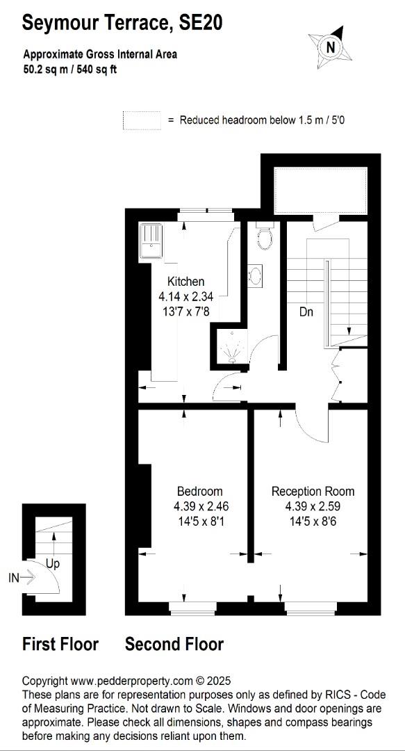 Flat 3, 7, Seymour Terrace, London floorplan
