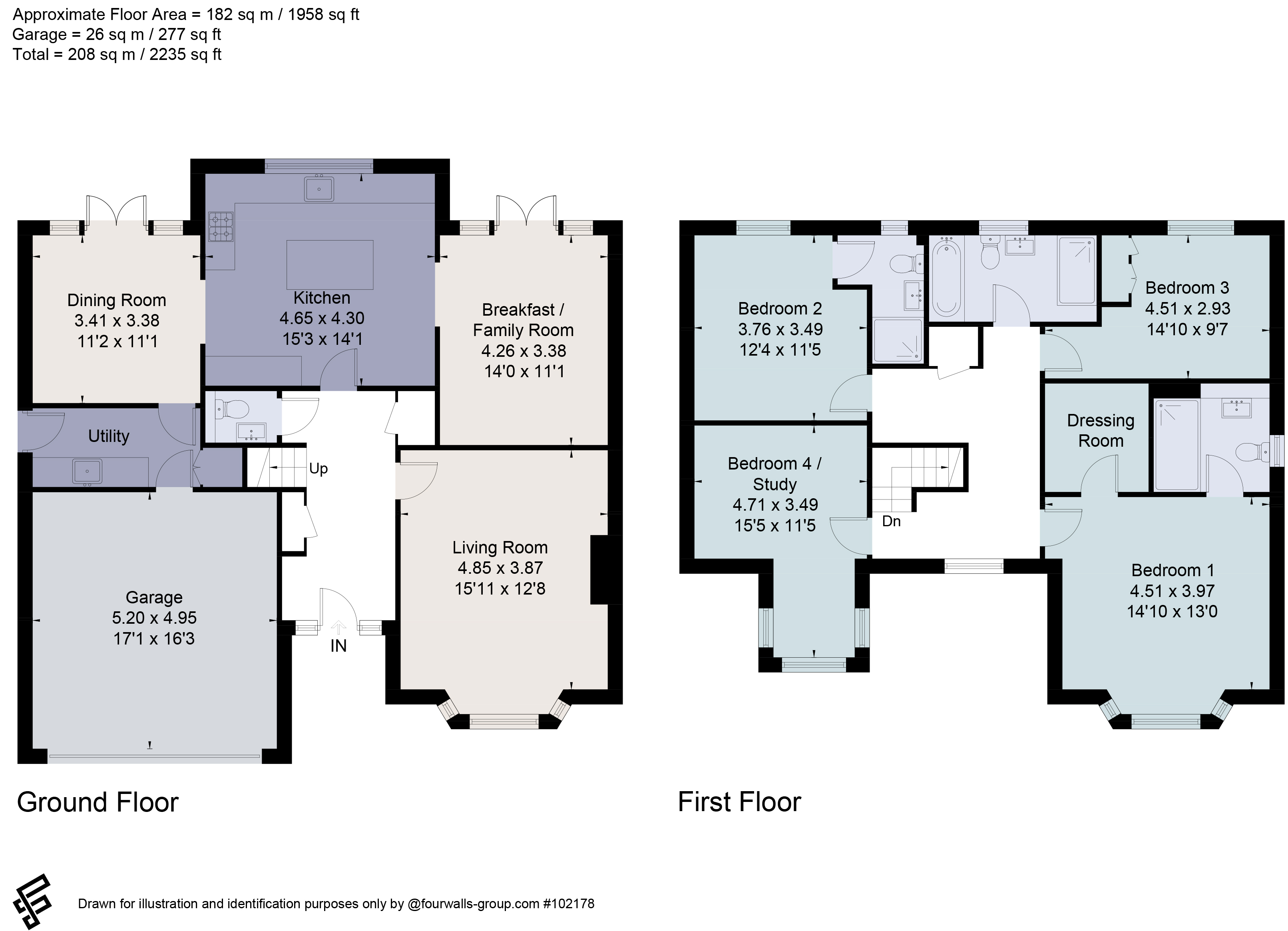 8, Kirkham Drive, Cambridge floorplan