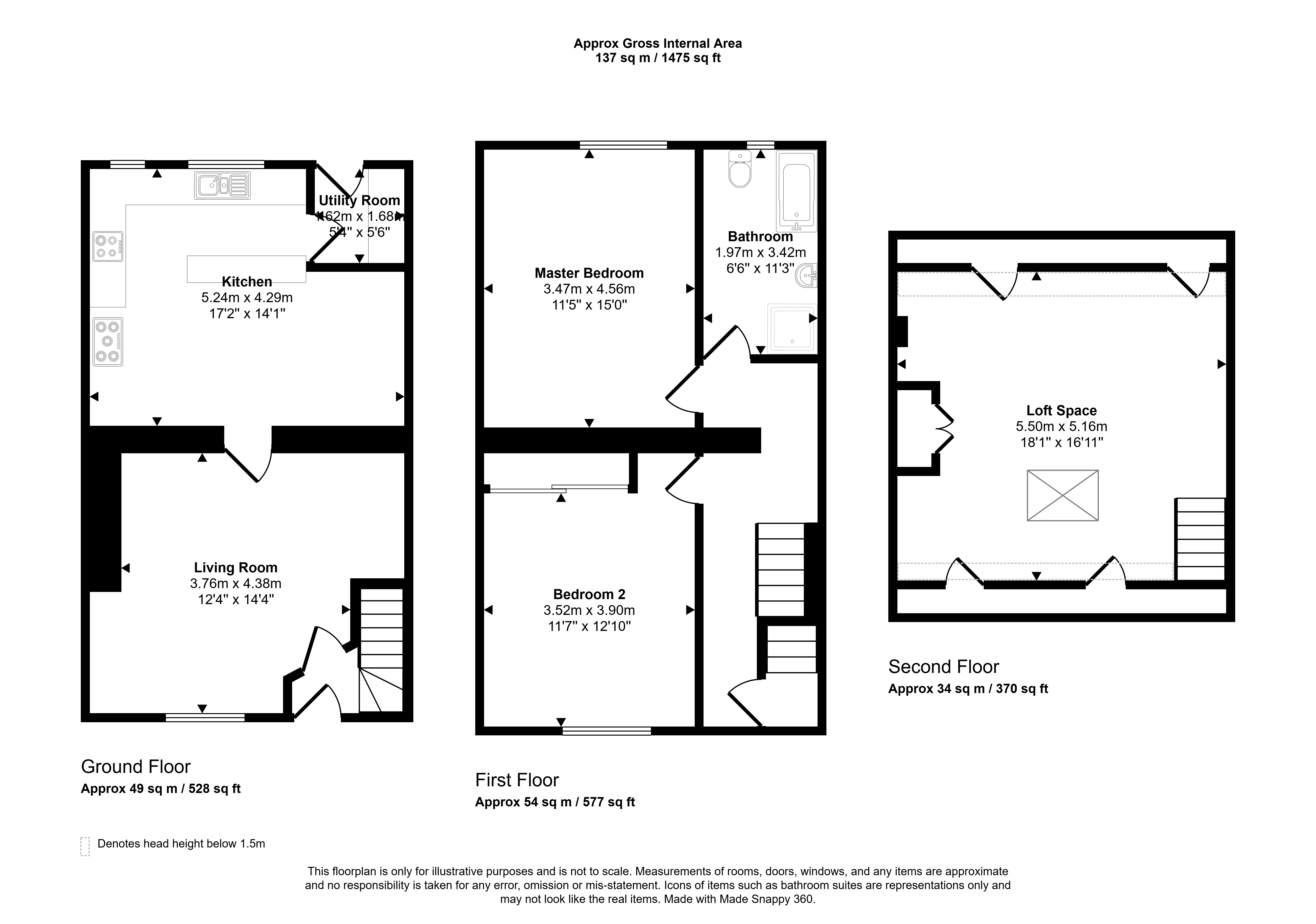 21, Belles Ville, Durham floorplan