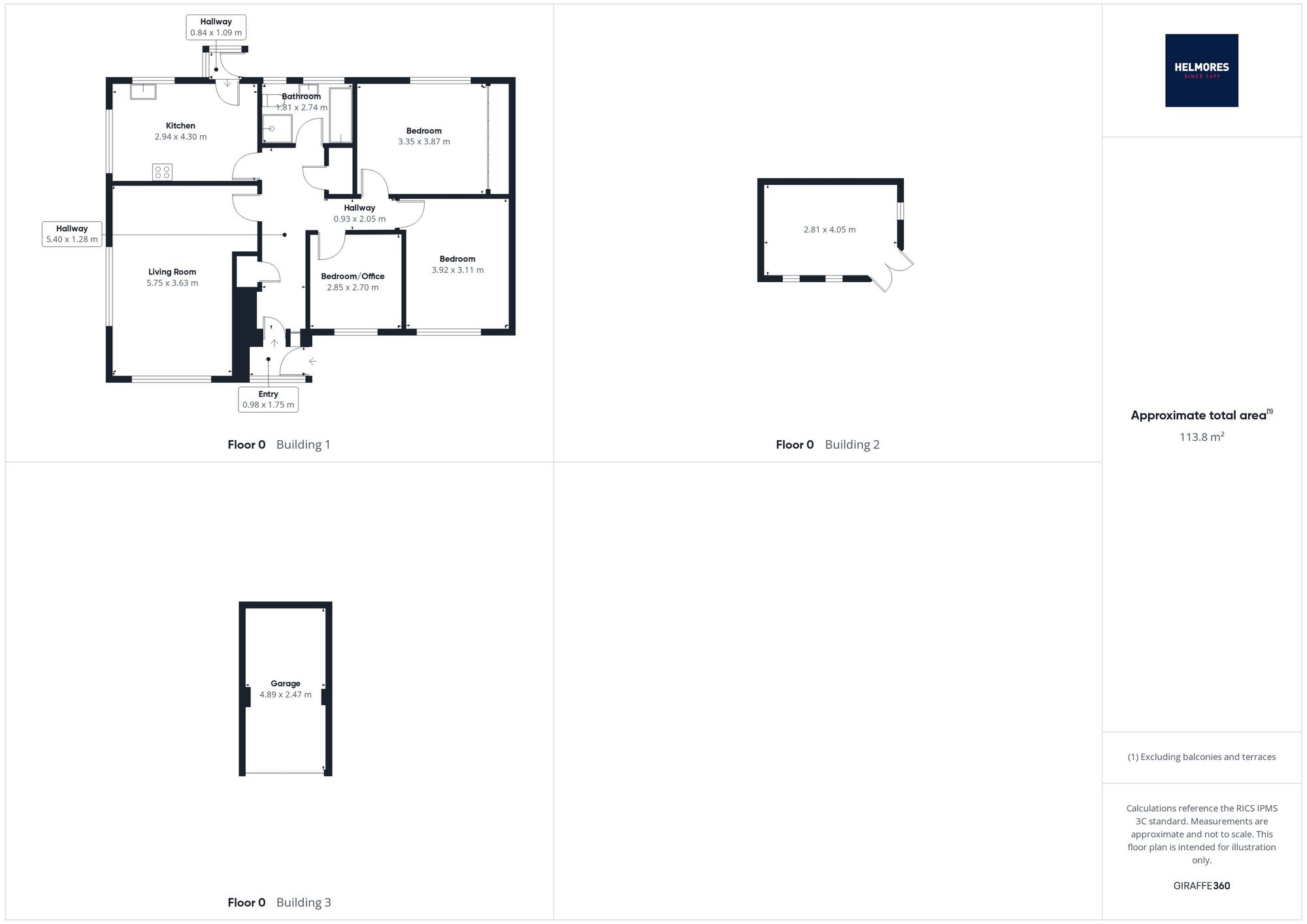 8, Highfield, Lapford, EX17 floorplan