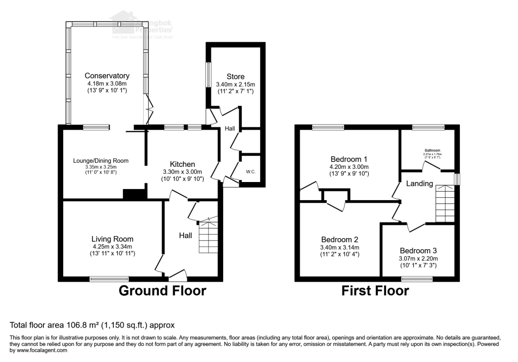 19, Dale Edge, Scarborough floorplan