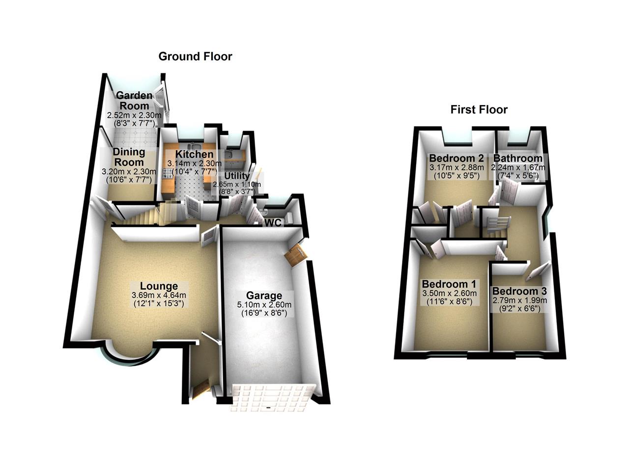 Davidson Close, Great Cornard, Sudbury CO10, 3 bedroom detached house