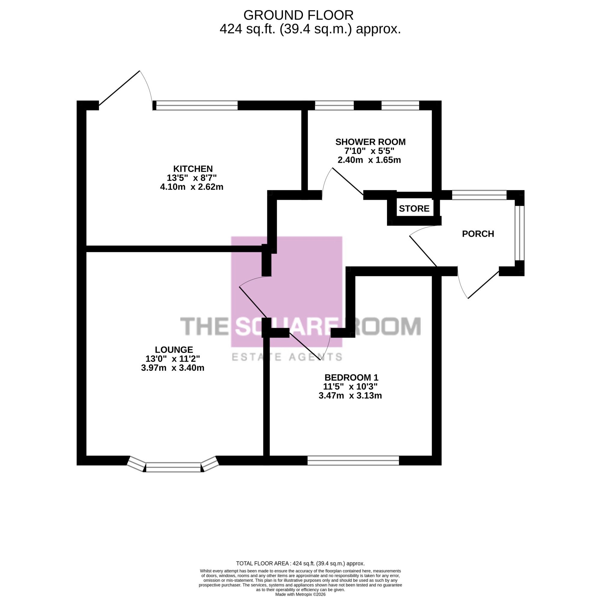 150, Luton Road, Cleveleys floorplan