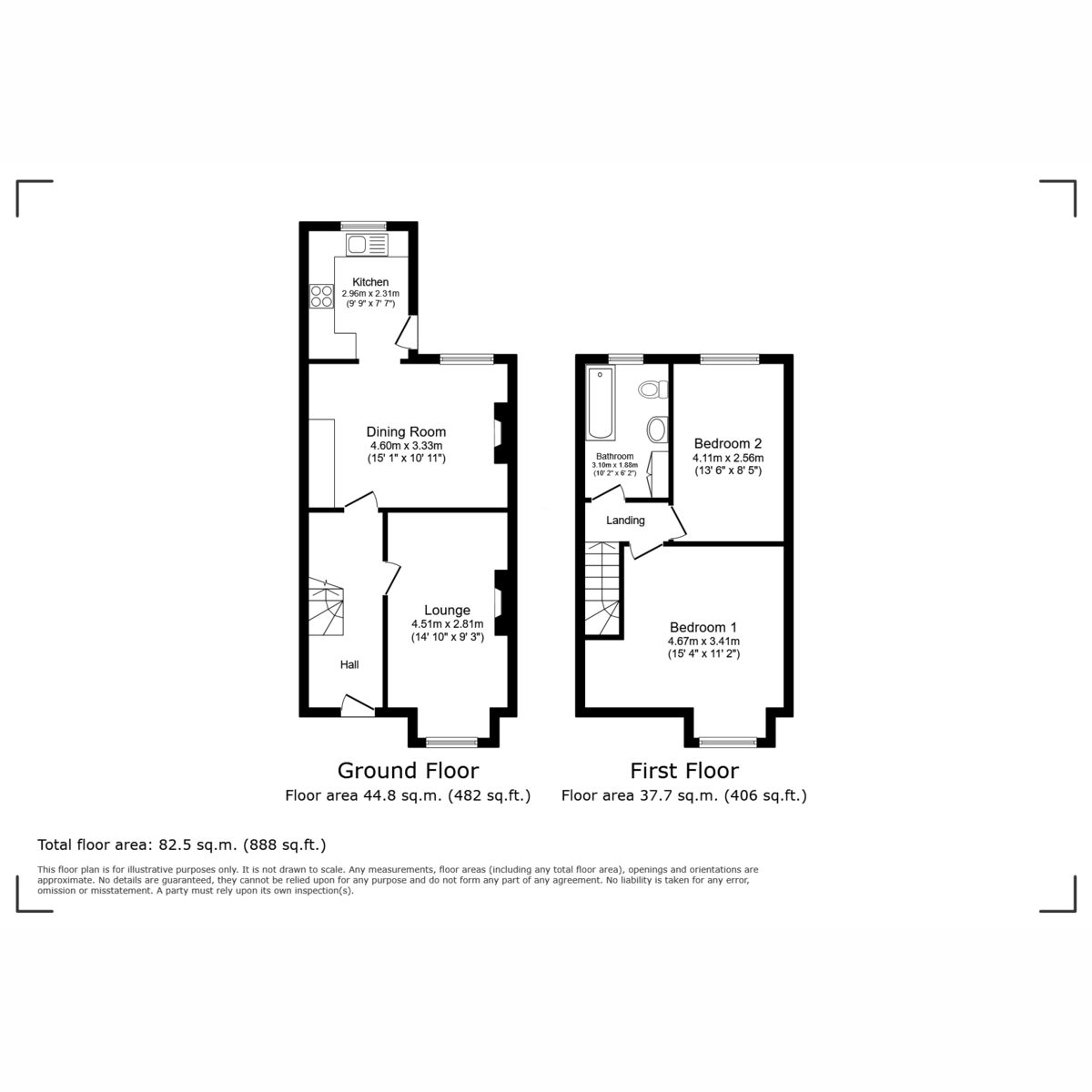 32, South Road, Wirral floorplan