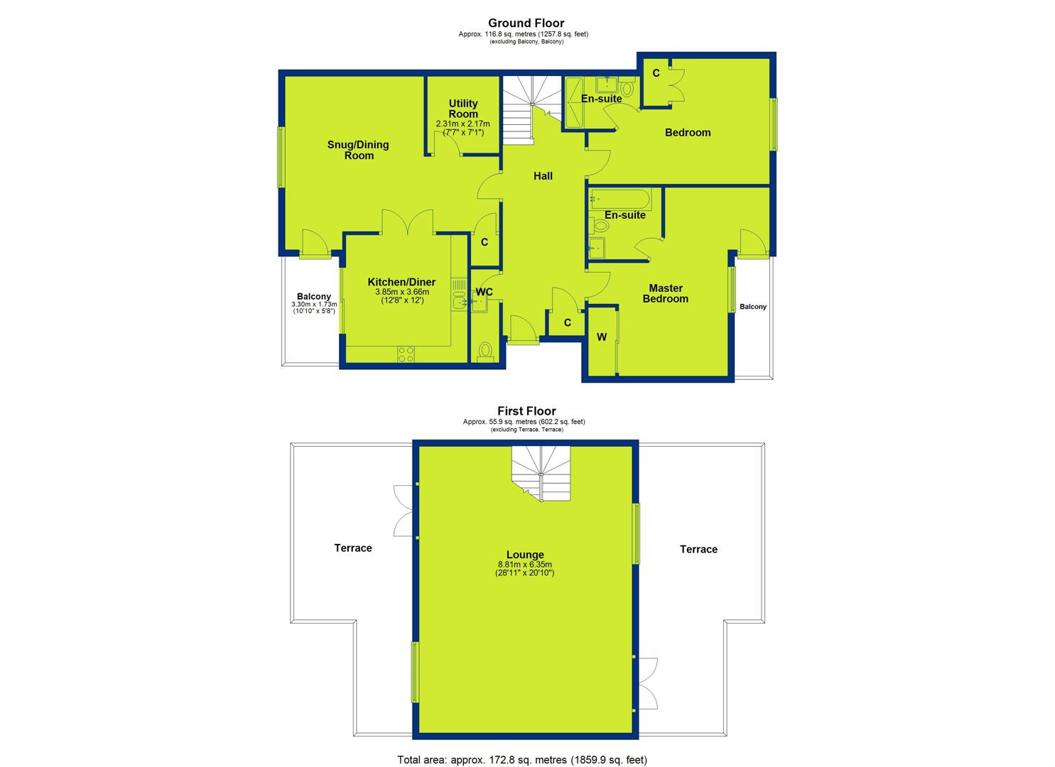 Flat 8 City Point, Standard Hill, Nottingham floorplan
