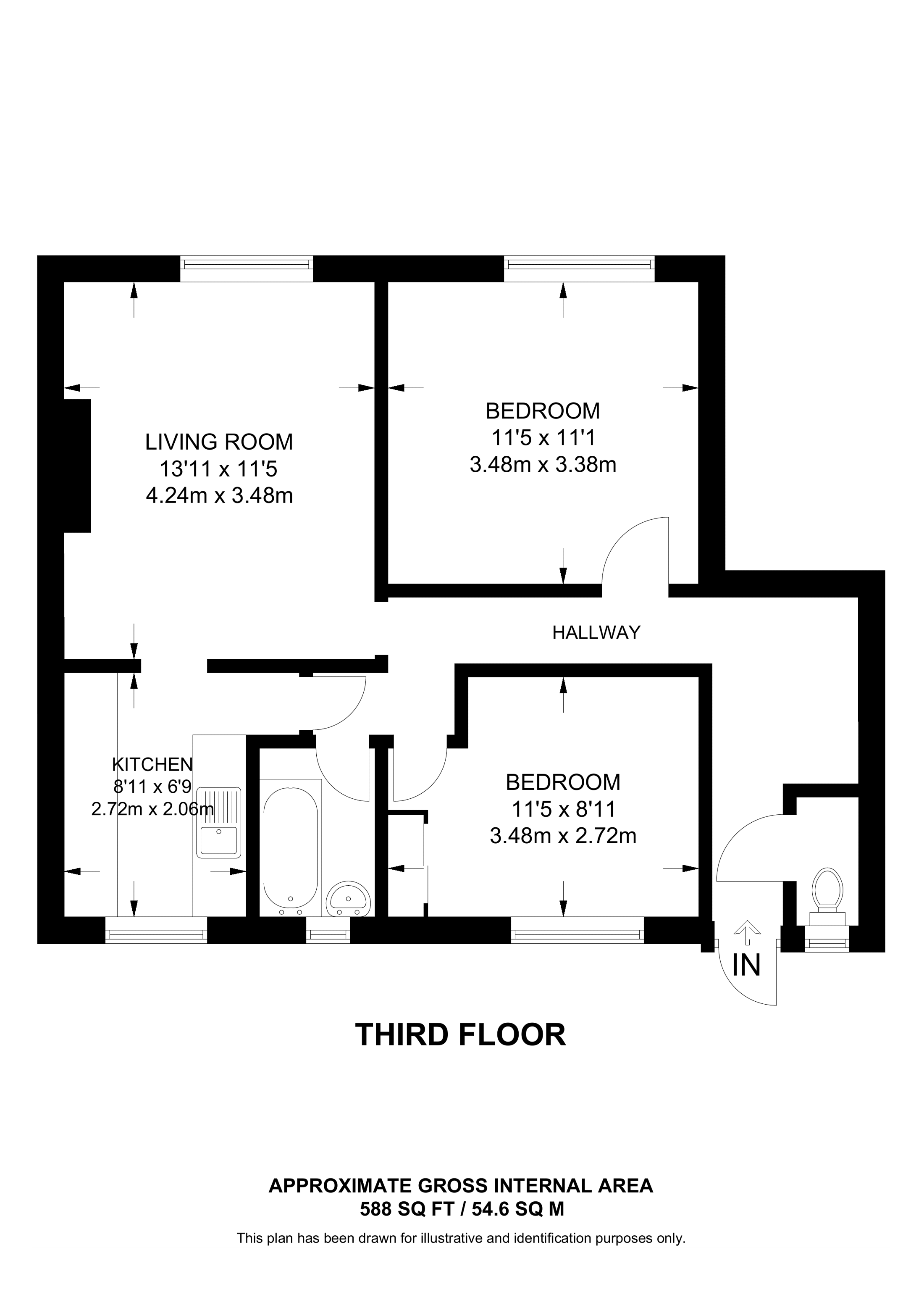 Antenor House, Old Bethnal Green Road, Bethnal Green floorplan