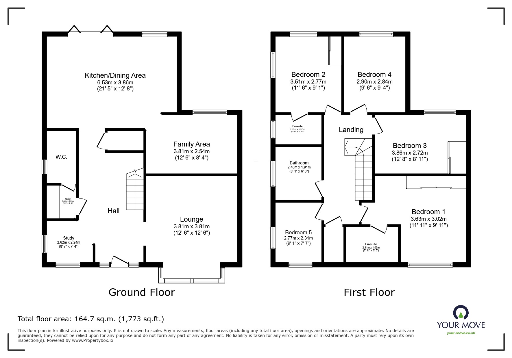 14, Jade Close, Swadlincote floorplan
