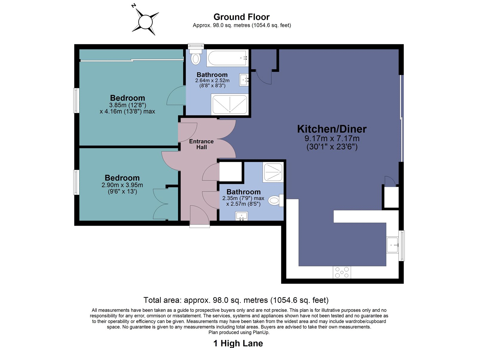 Apartment 1,, Forest Heights, Stansted floorplan