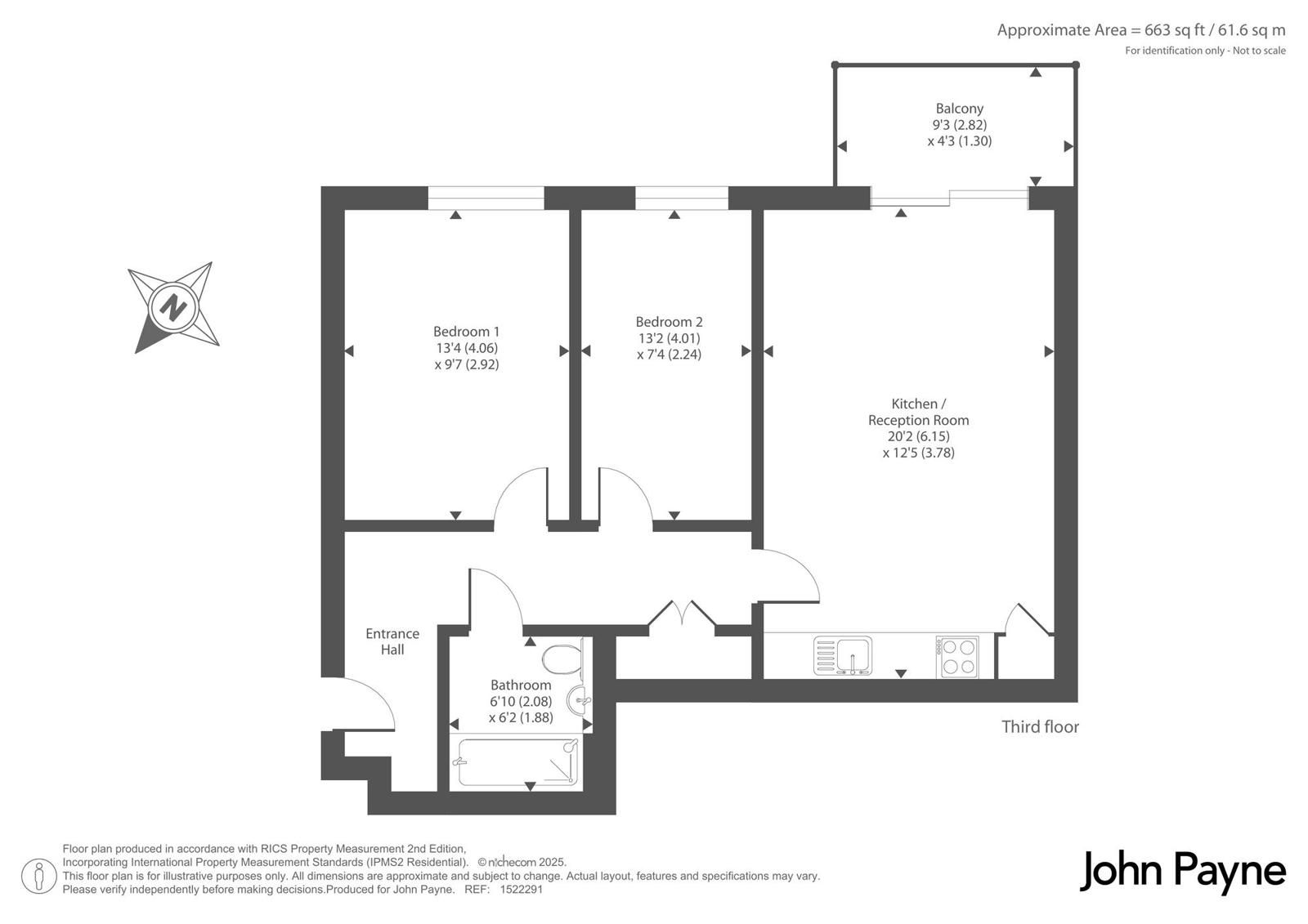 87 Metcalfe Court,, John Harrison Way, Greenwich Peninsula floorplan