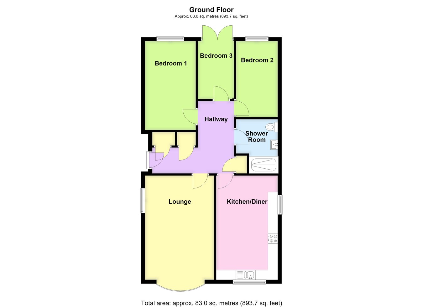 47, Princess Anne Road, Boston floorplan