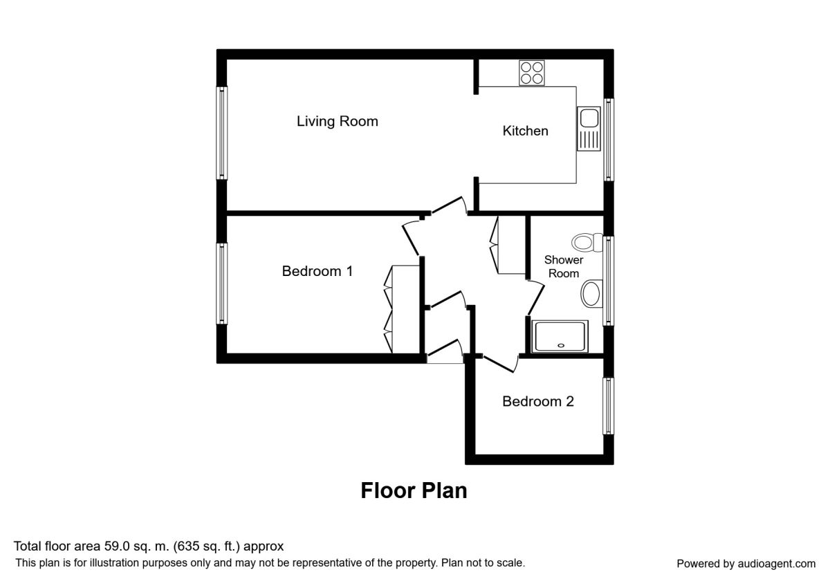 2 Bedrooms Flat for sale in Brooklands Crescent, Sale M33