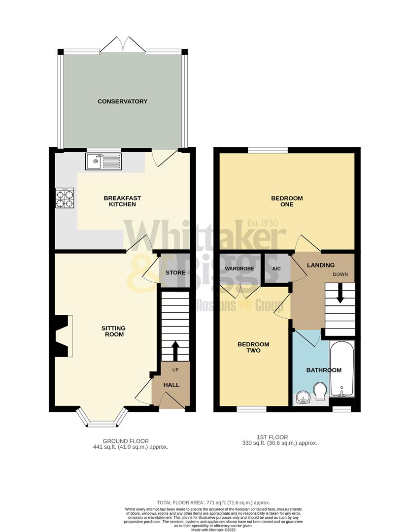 20, Barracks Way, Leek floorplan