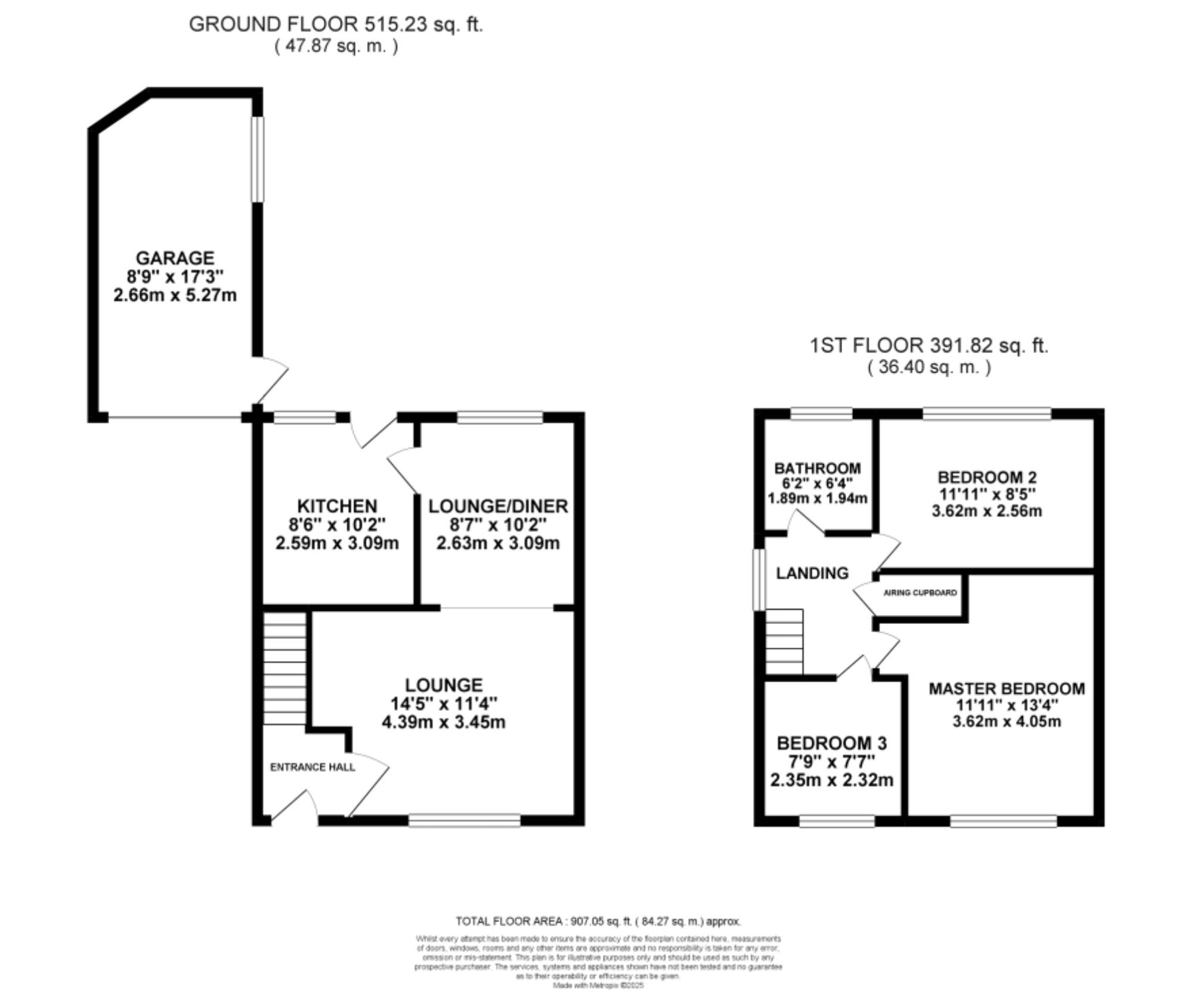 93 Ness Grove, Stoke-On-Trent floorplan