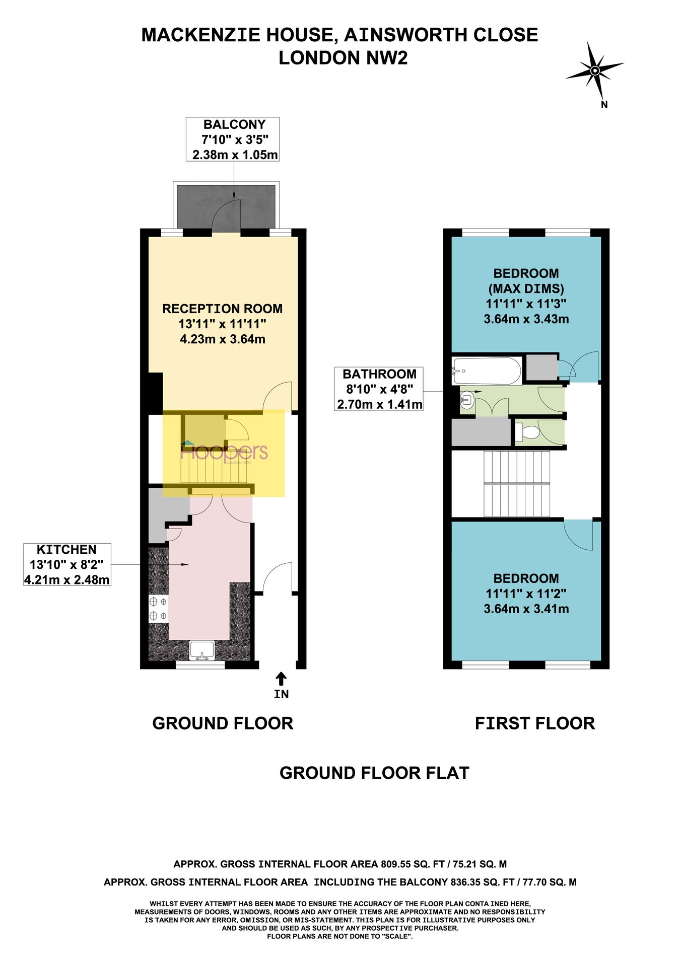Ainsworth Close, London, NW2 floorplan