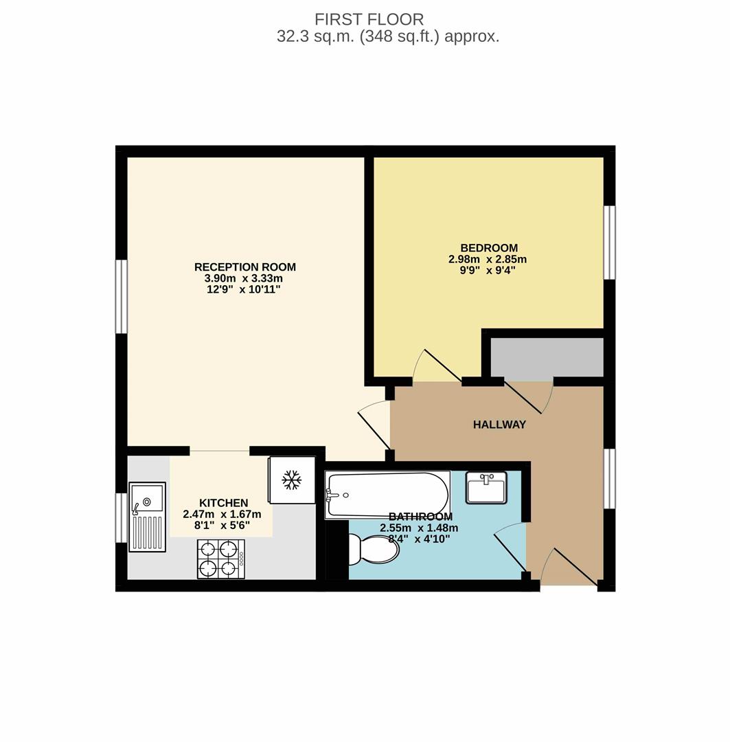 70, Hickory Close, Edmonton floorplan