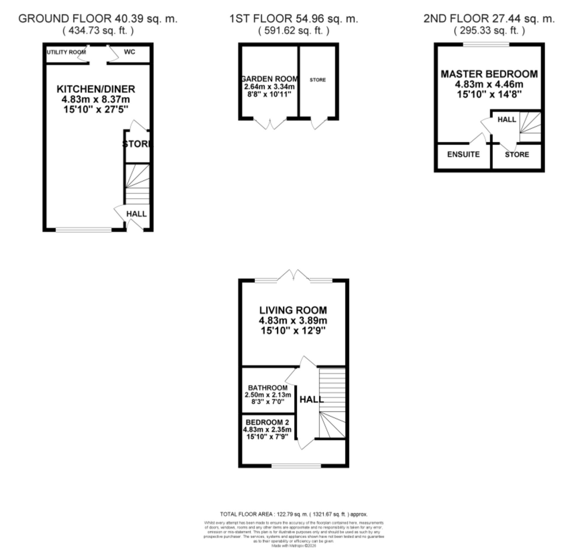 10 Stallington Mews Galton Croft, Stoke-On-Trent floorplan