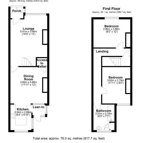 22, Carlton Avenue, Rotherham floorplan
