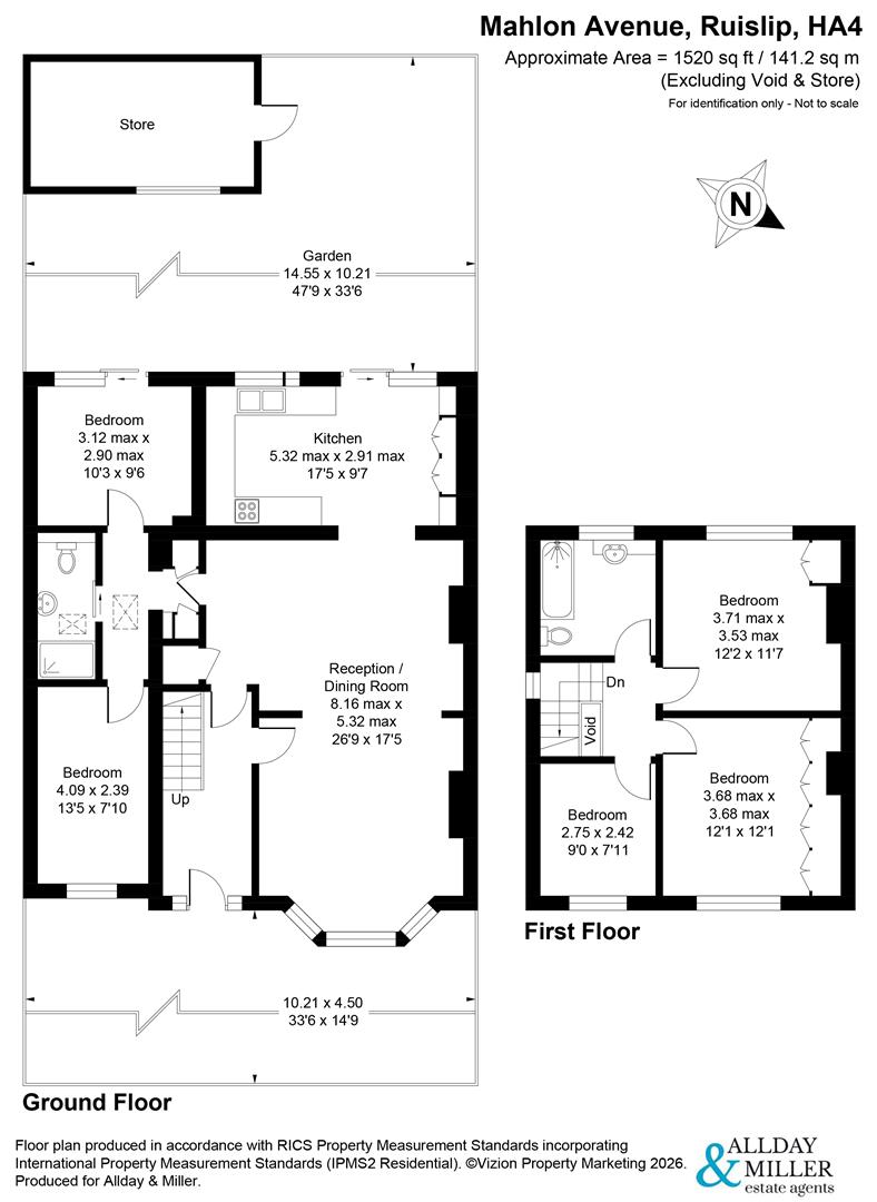 12, Mahlon Avenue, Ruislip floorplan