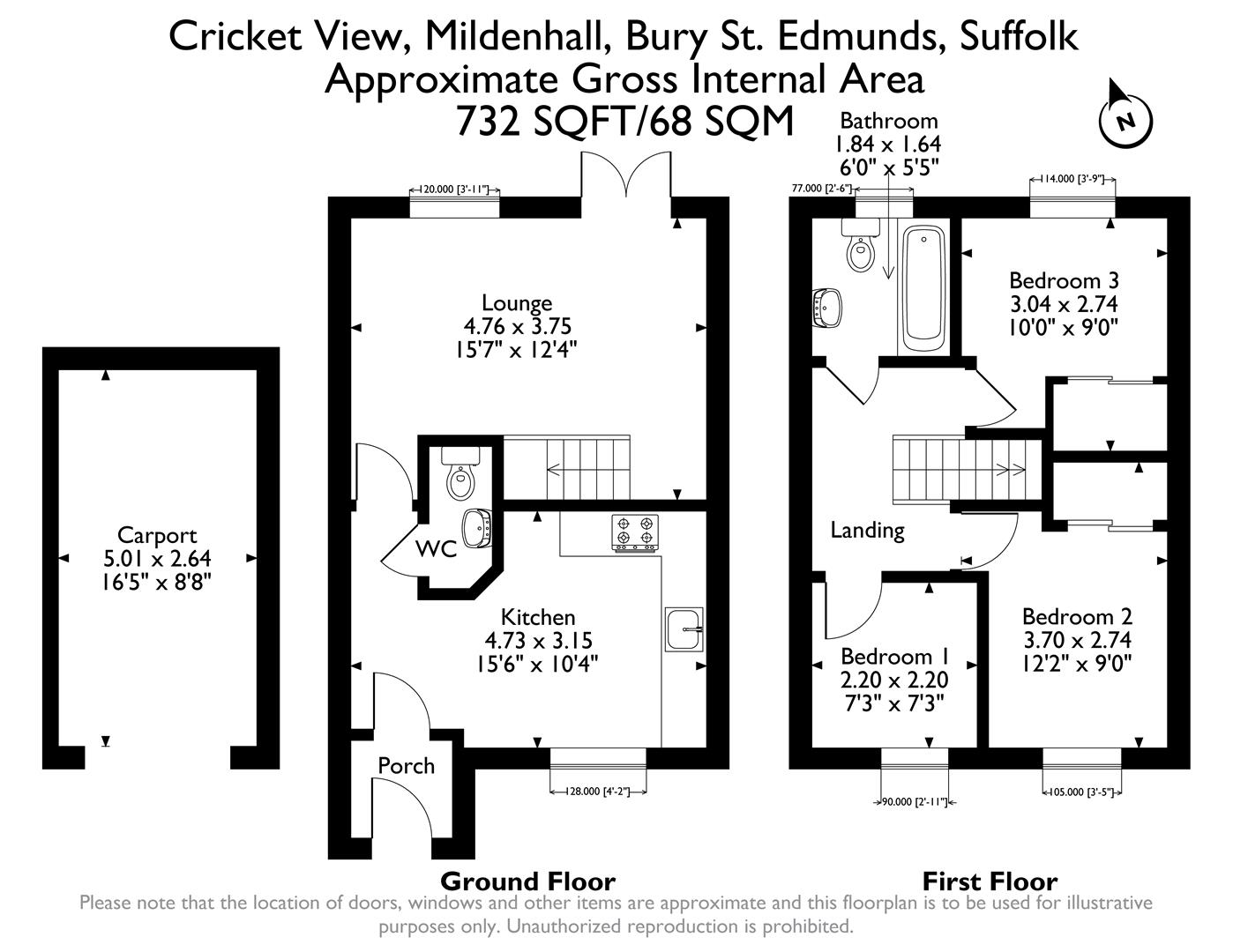 10, Cricket View, Bury St. Edmunds floorplan